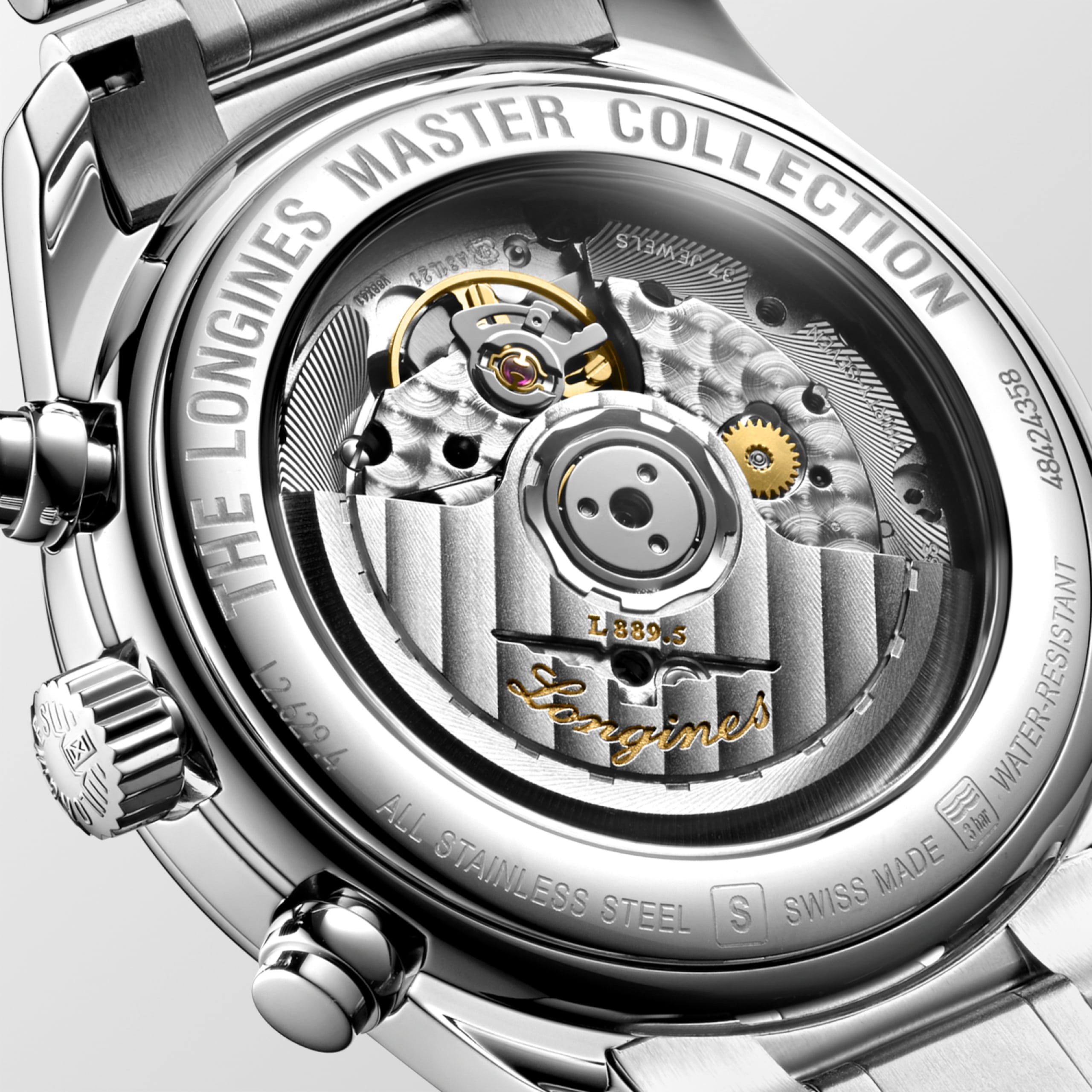 Longines MASTER COLLECTION CHRONOGRAPH automático acero inoxidable Watch - L2.629.4.92.6