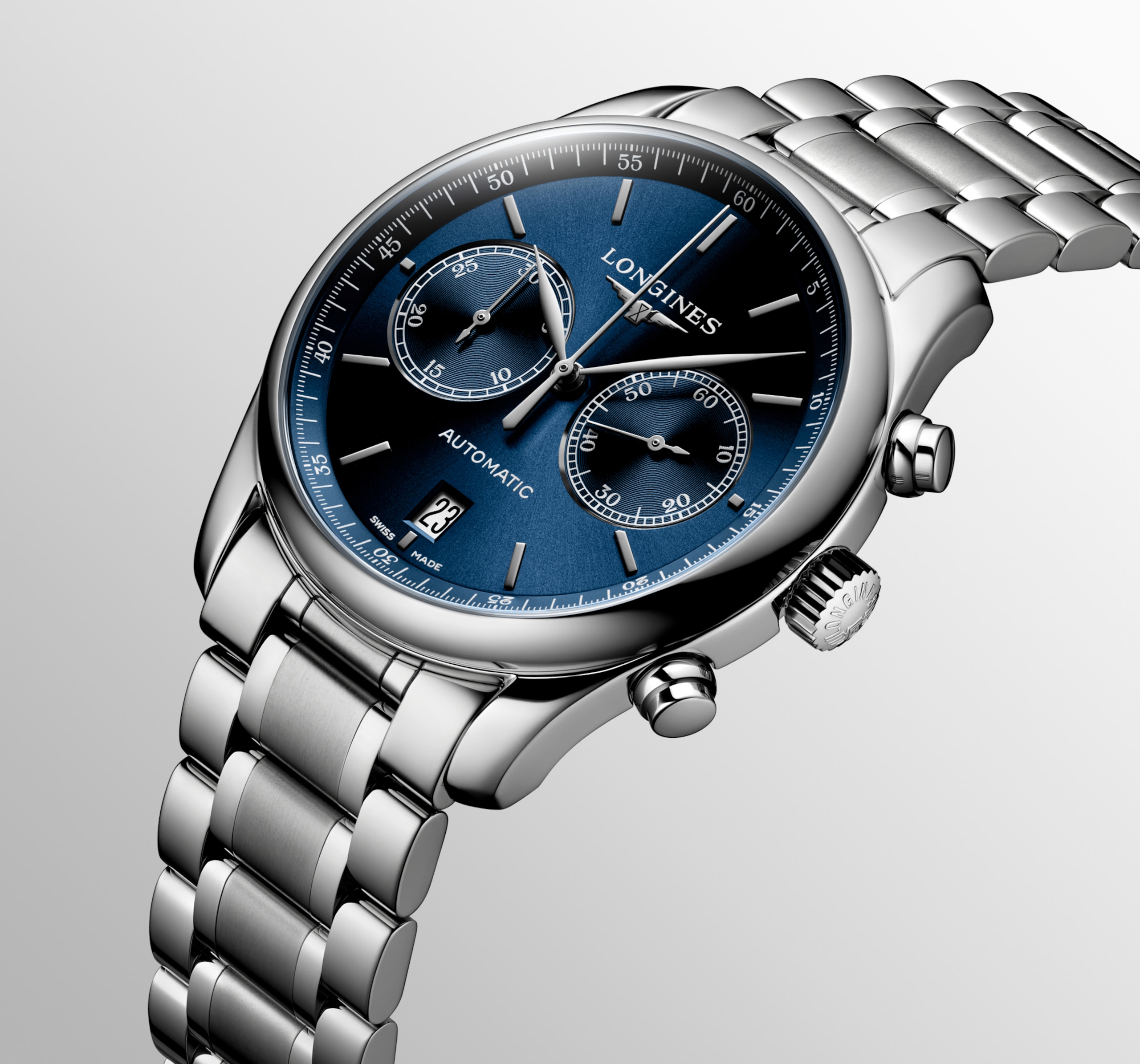 Longines MASTER COLLECTION CHRONOGRAPH automático acero inoxidable Watch - L2.629.4.92.6