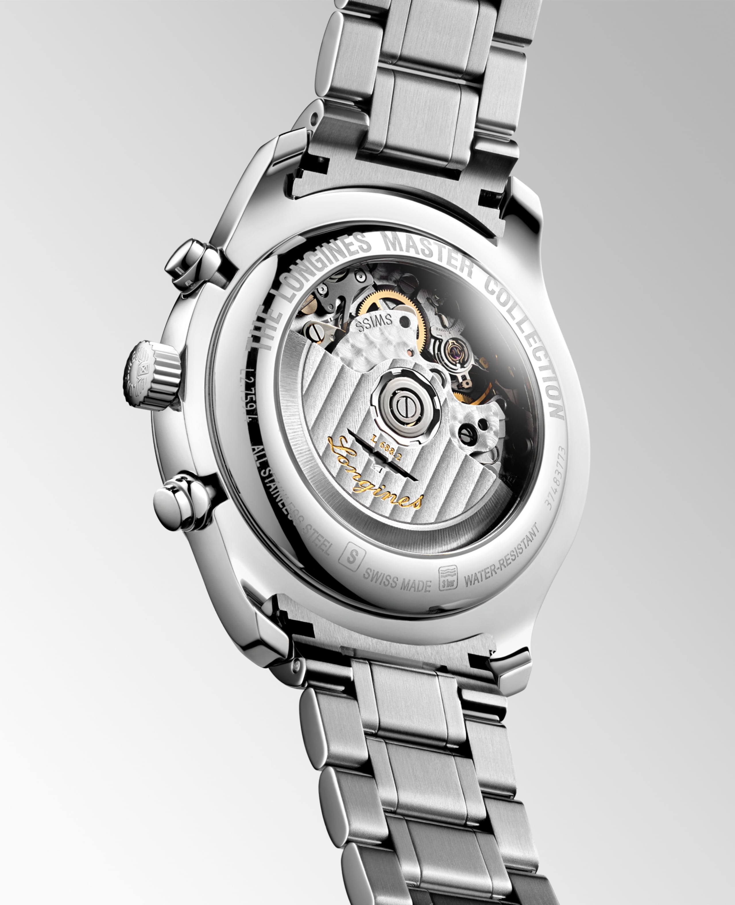 Longines MASTER COLLECTION CHRONOGRAPH 自動巻 ステンレススティール Watch - L2.759.4.78.6