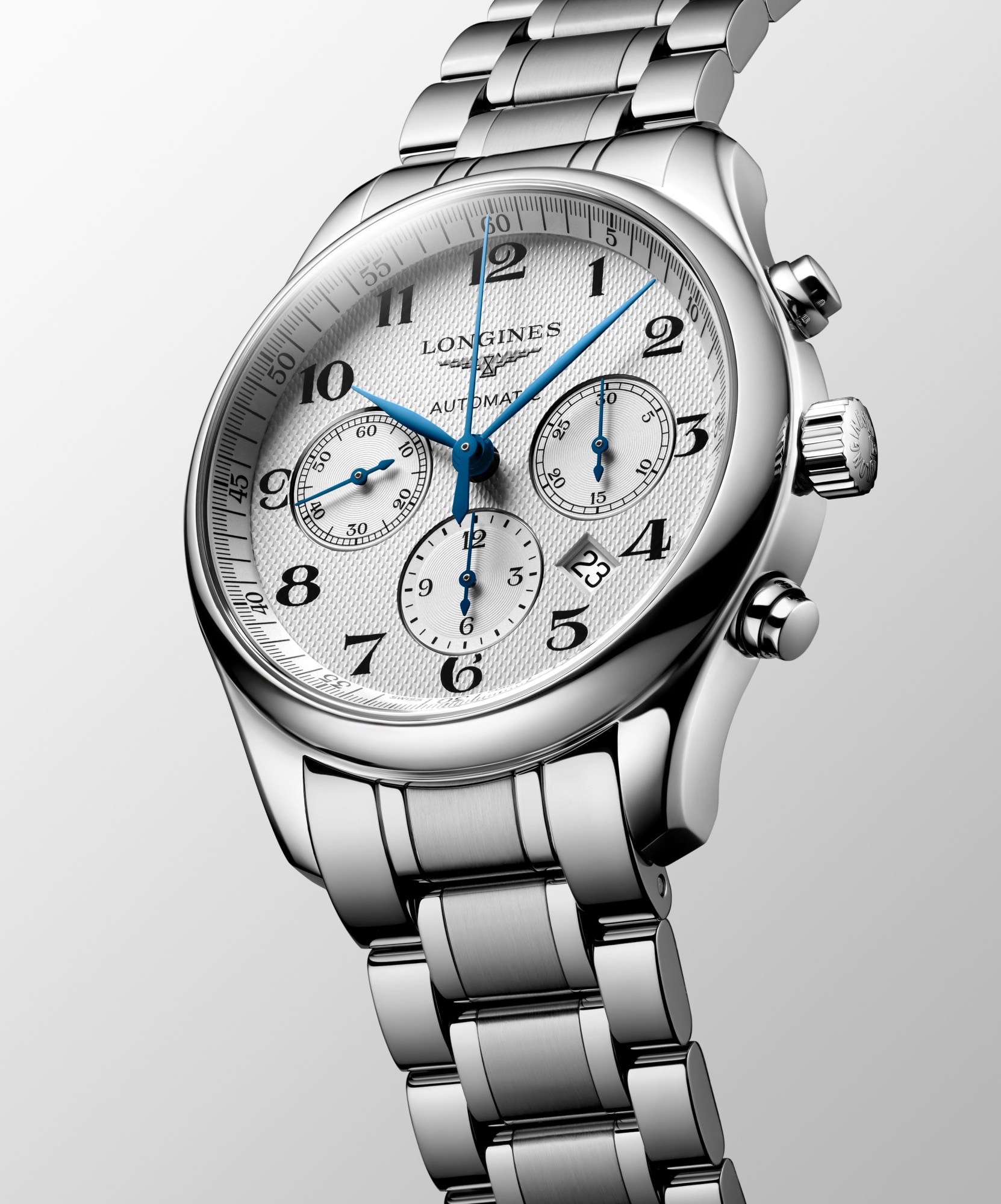 LONGINES MASTER COLLECTION CHRONOGRAPH Automatic, Stainless Steel