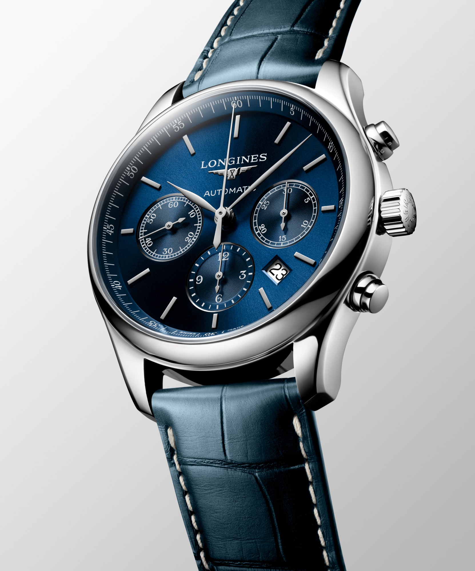 LONGINES MASTER COLLECTION CHRONOGRAPH 自動巻、ステンレス