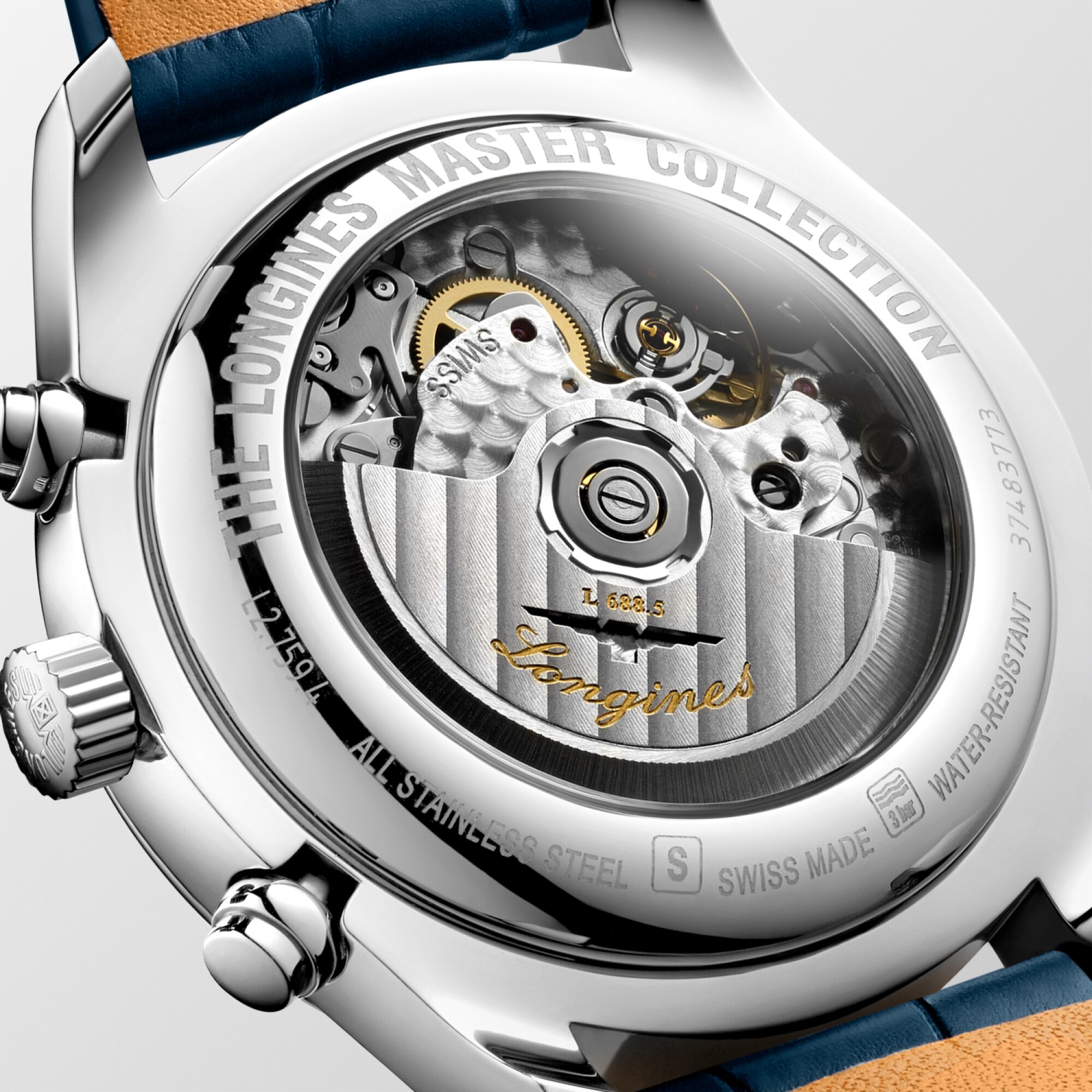 LONGINES MASTER COLLECTION CHRONOGRAPH 自動巻、ステンレス