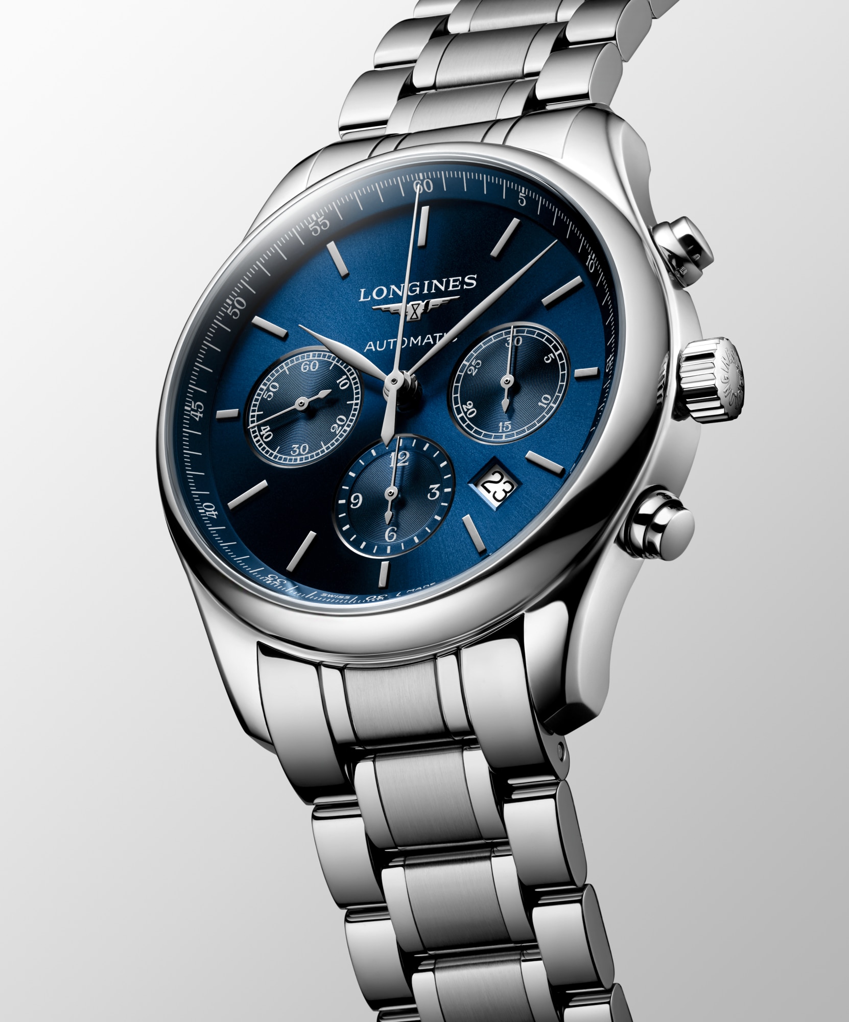 LONGINES MASTER COLLECTION CHRONOGRAPH | Ø 42.00 mm, Sunray Blue
