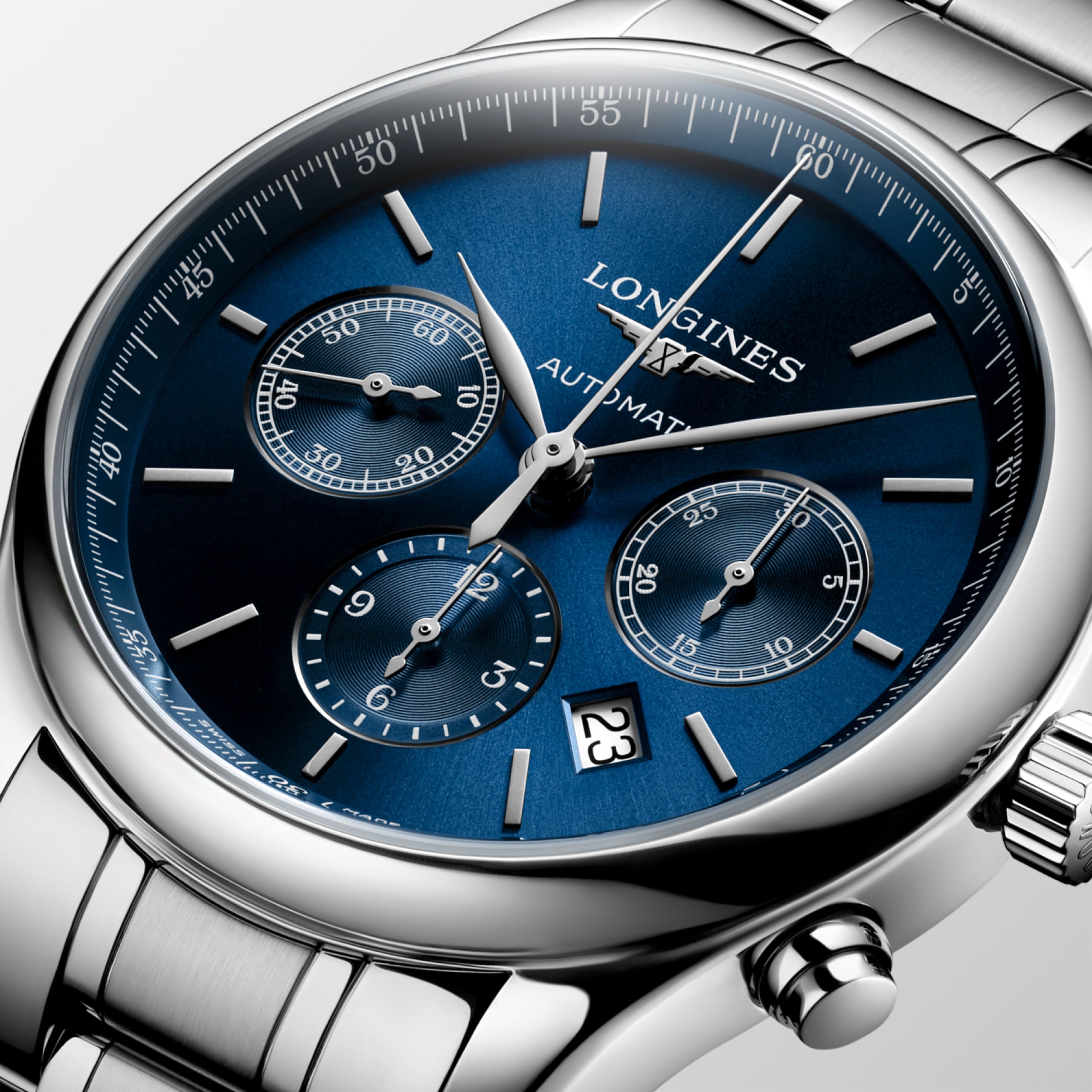 Longines MASTER COLLECTION CHRONOGRAPH automatique acier Watch - L2.759.4.92.6