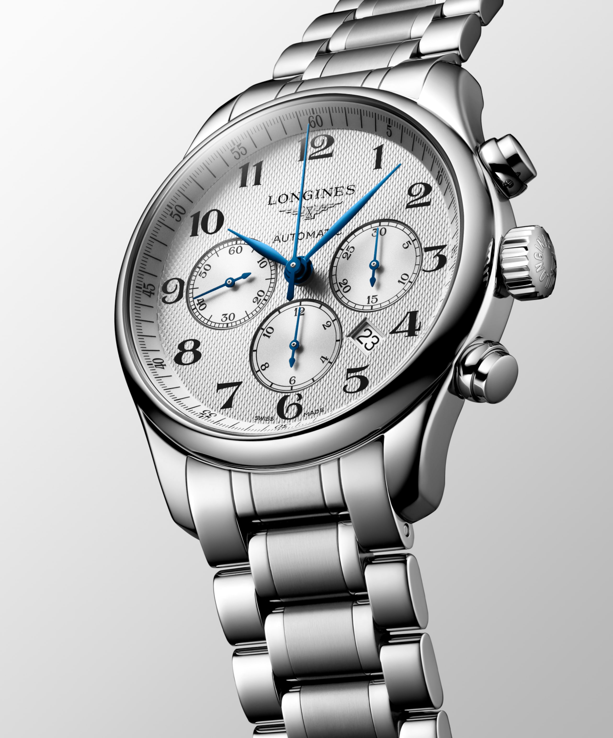 Longines MASTER COLLECTION CHRONOGRAPH automatic stainless steel Watch - L2.859.4.78.6