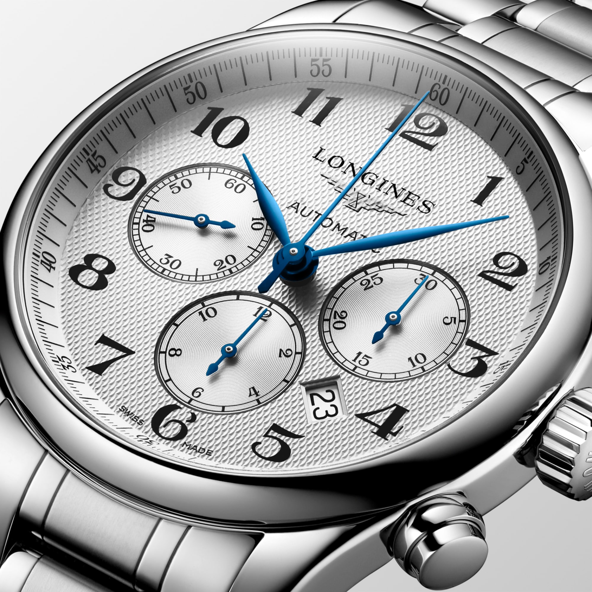 LONGINES MASTER COLLECTION CHRONOGRAPH | Ø 44.00 mm, Silver