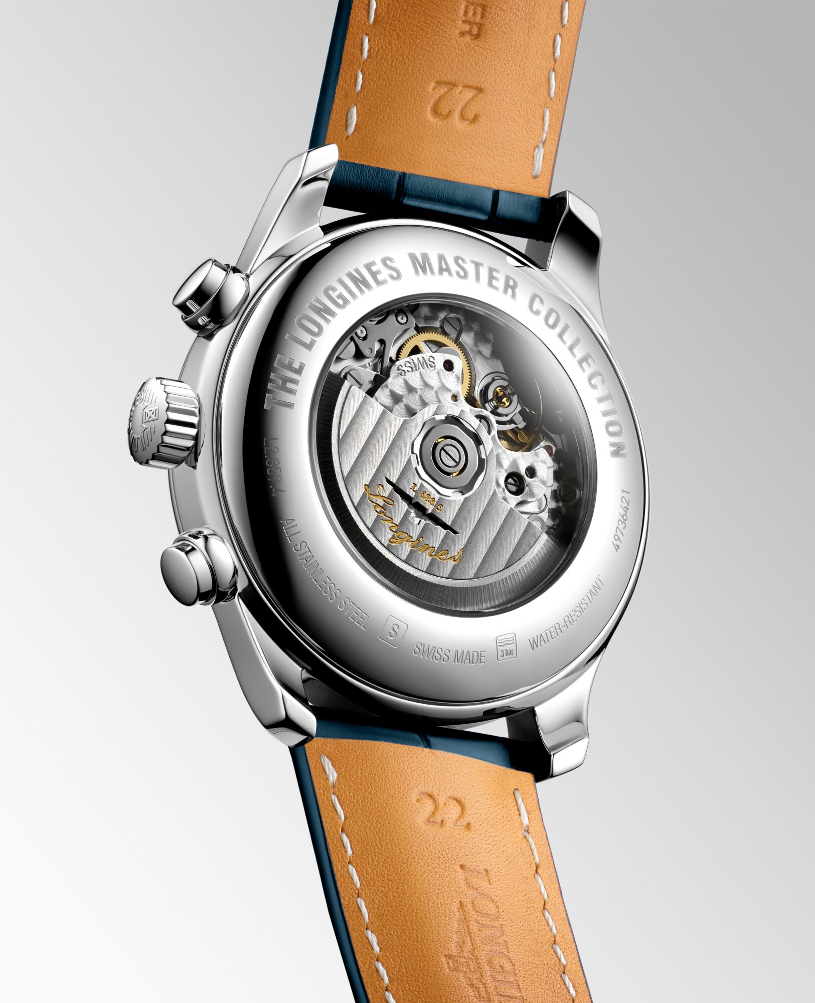 LONGINES MASTER COLLECTION CHRONOGRAPH | Ø 44.00 mm, Sunray Blue