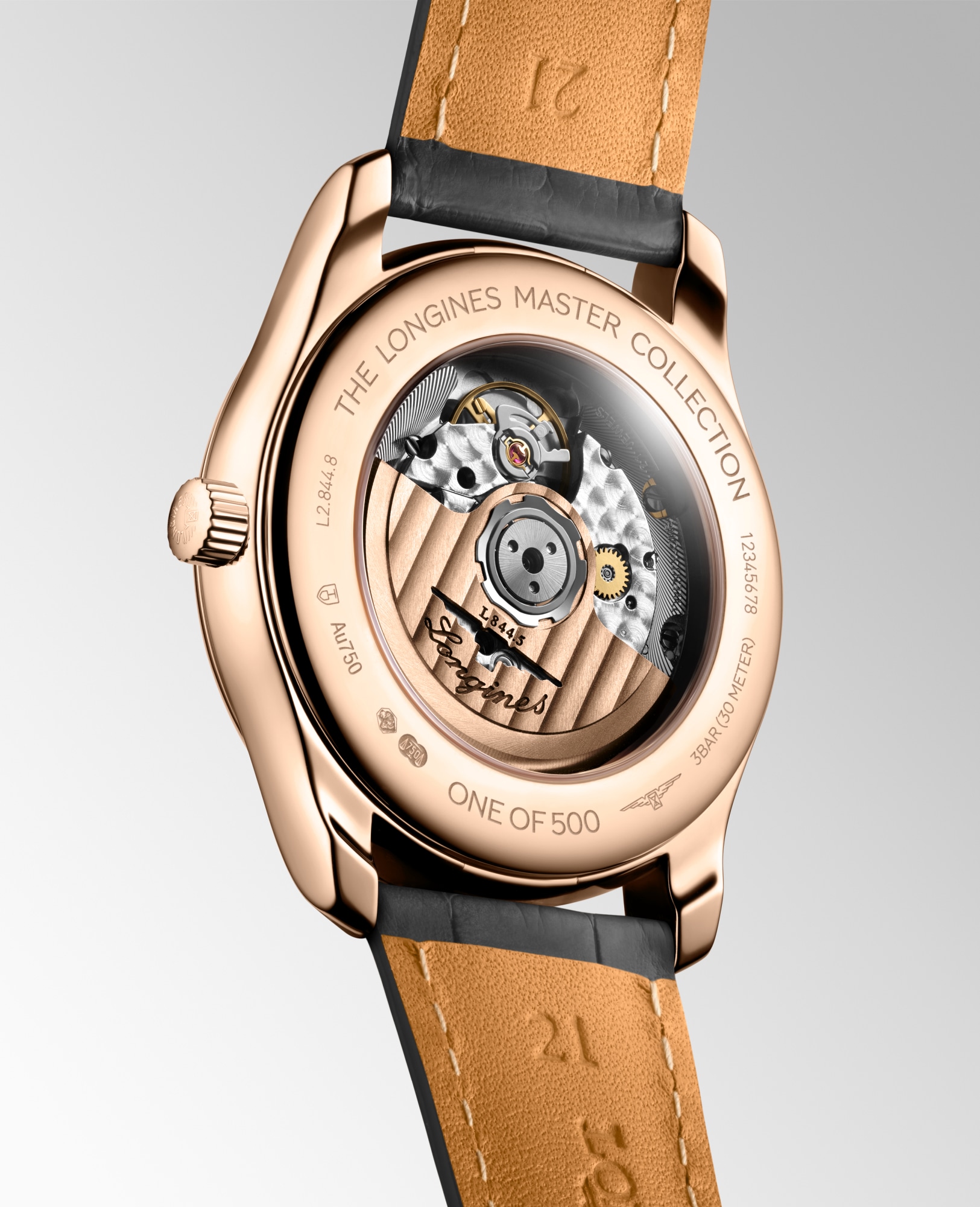 LONGINES MASTER COLLECTION GMT Automatic, Rose Gold 18 Carats