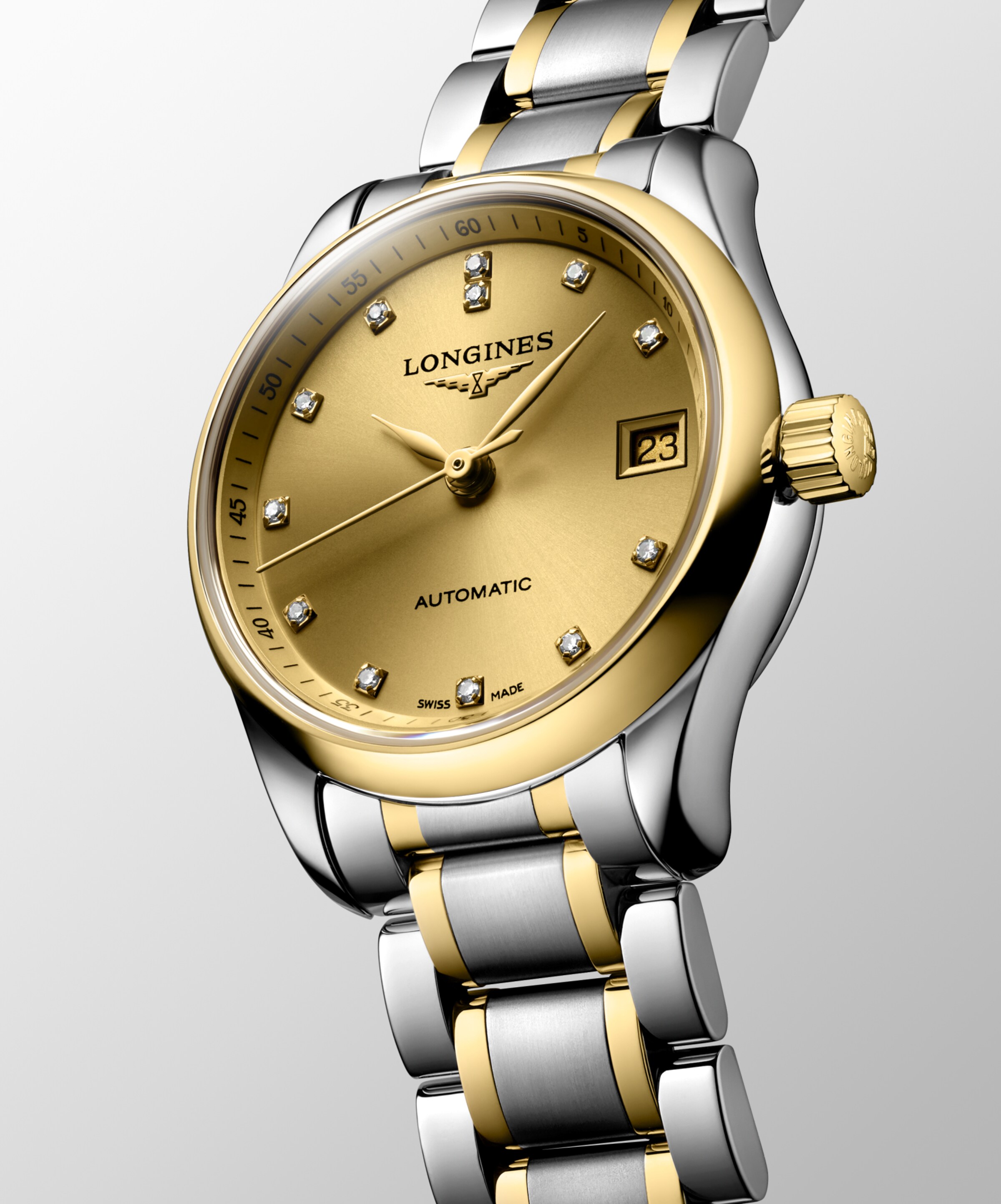 Longines MASTER COLLECTION Automatic Stainless steel and 18 karat yellow gold Watch - L2.128.5.37.7