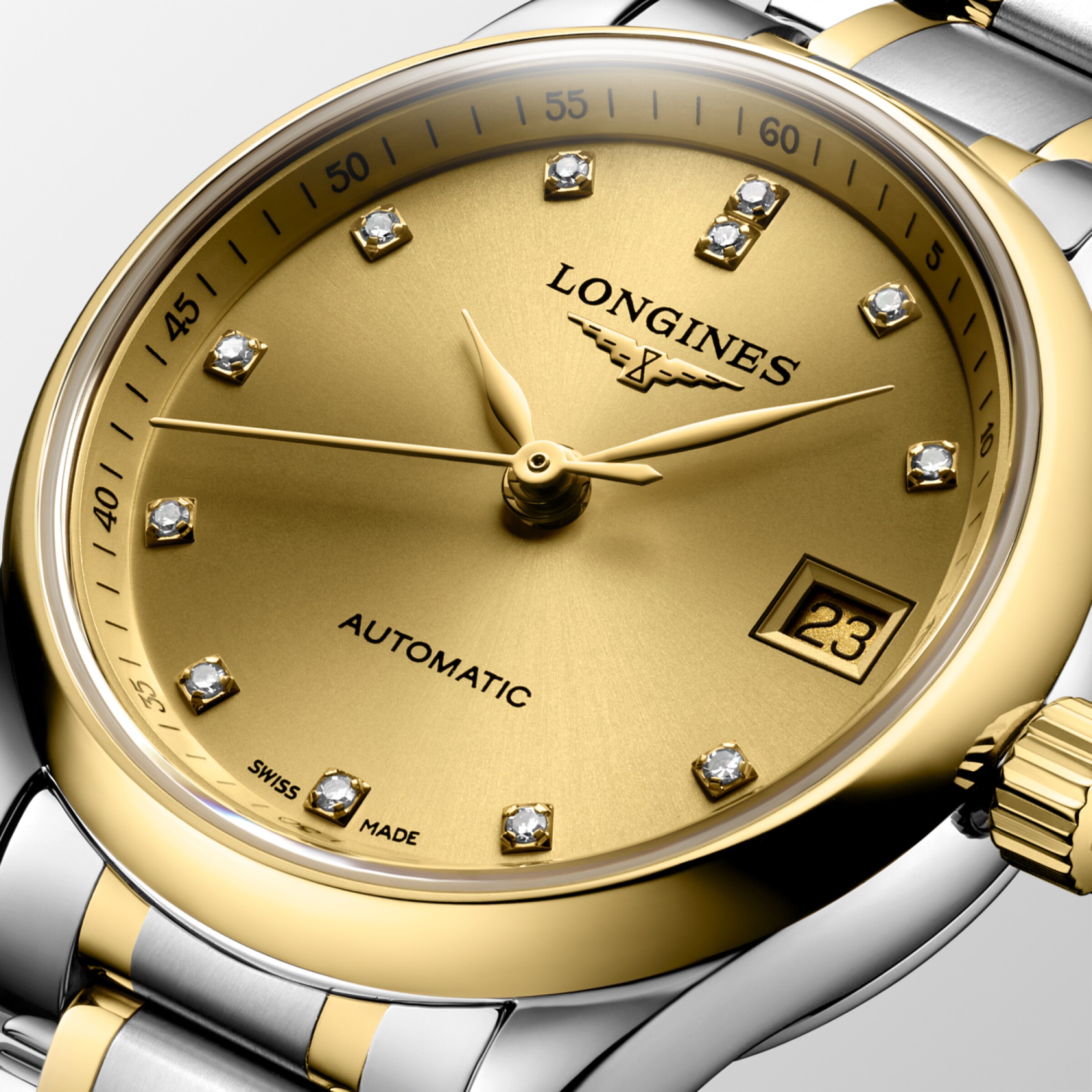 Longines MASTER COLLECTION Automatic Stainless steel and 18 karat yellow gold Watch - L2.128.5.37.7