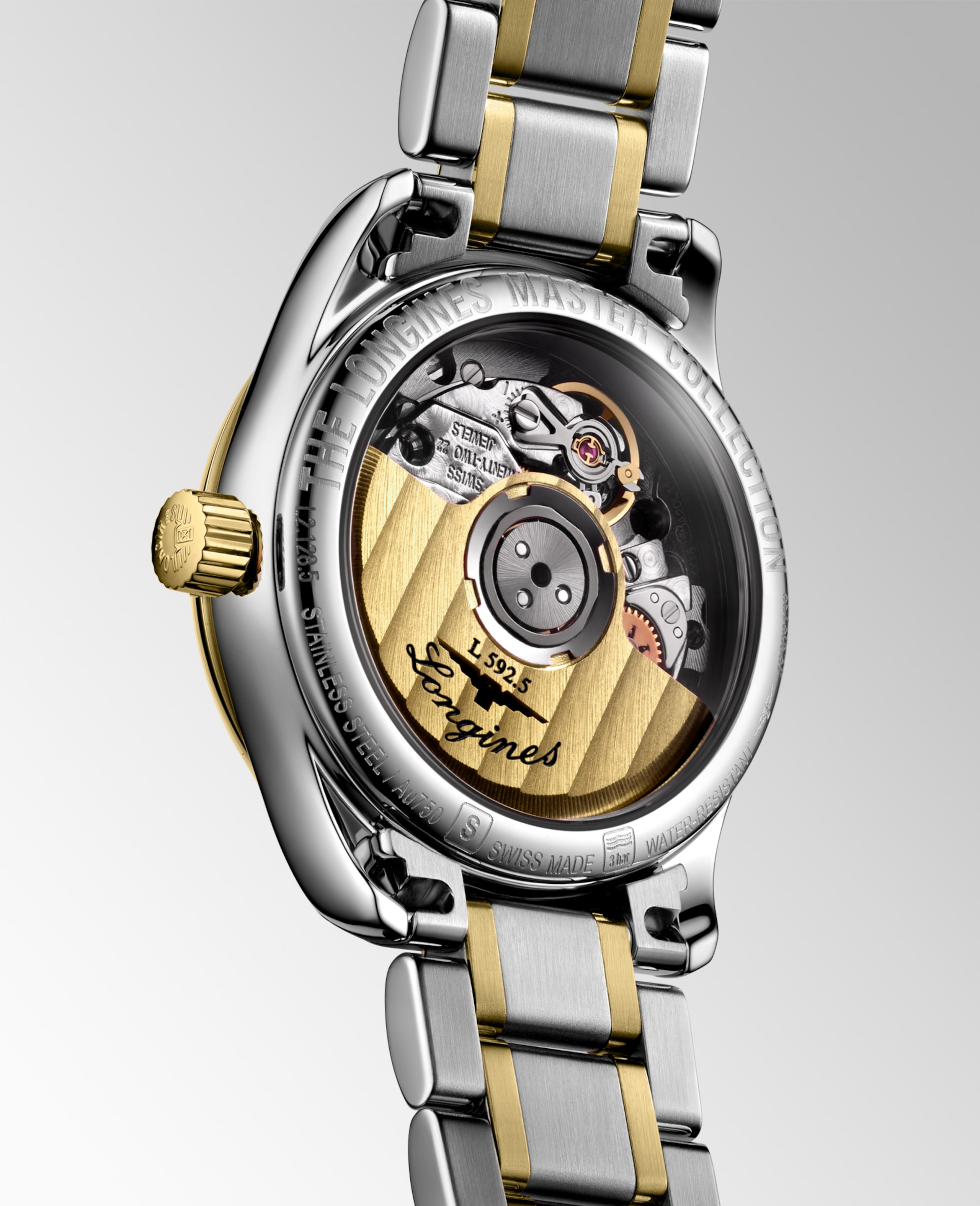 Longines MASTER COLLECTION automatico acciaio inossidabile e oro giallo 18 carati Watch - L2.128.5.87.7