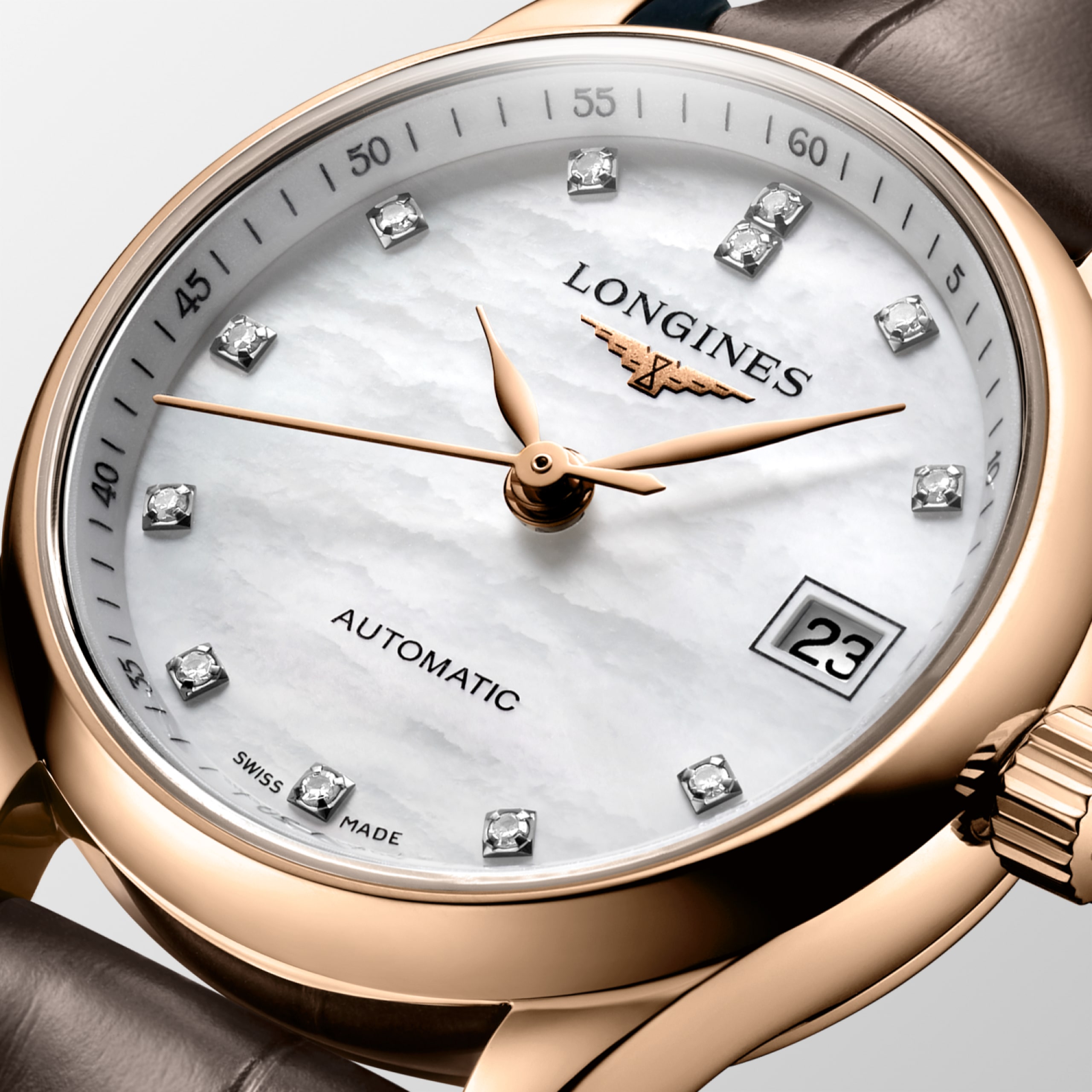Longines MASTER COLLECTION automatyczny 18-karatowe różowe złoto Watch - L2.128.8.87.3
