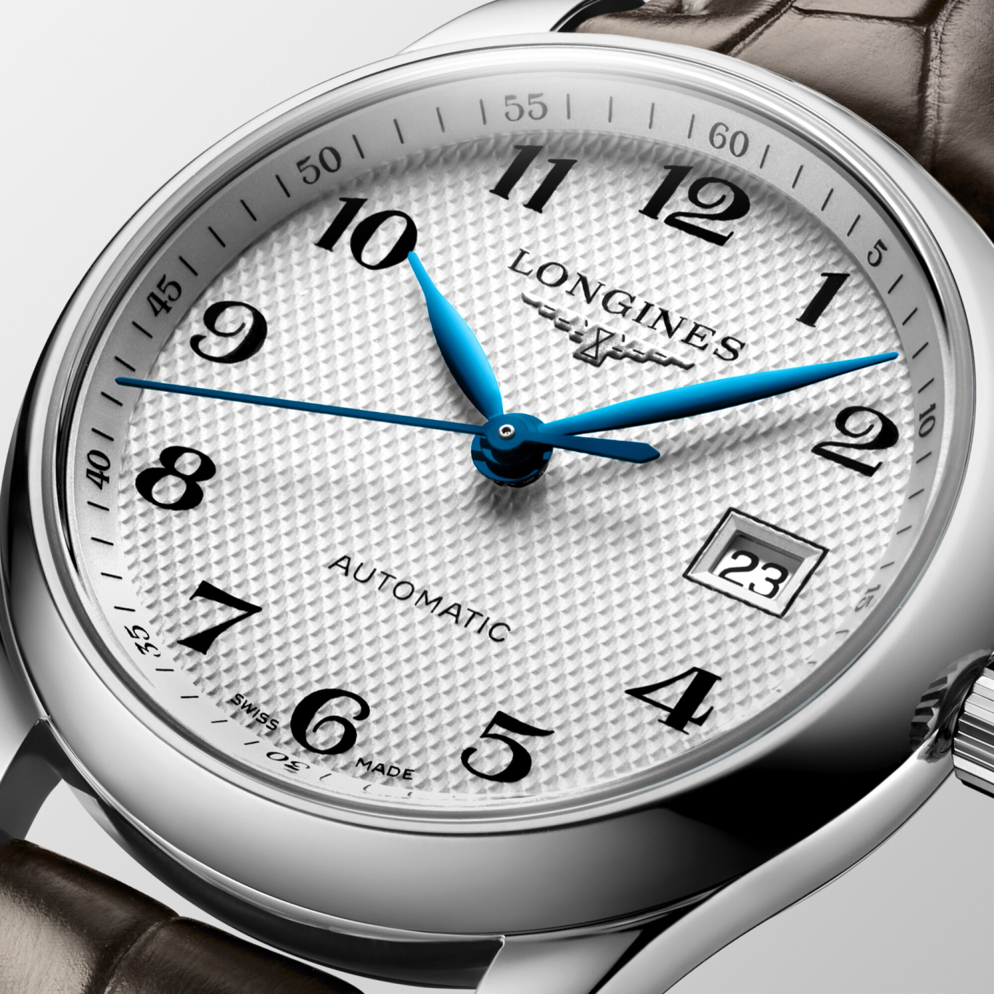 【LONGINES】ロンジン マスターコレクション L2.257.4 自動巻き レディース_698382 ロンジン マスターコレクション | Ø 29.00 mm, シルバー「バーリー