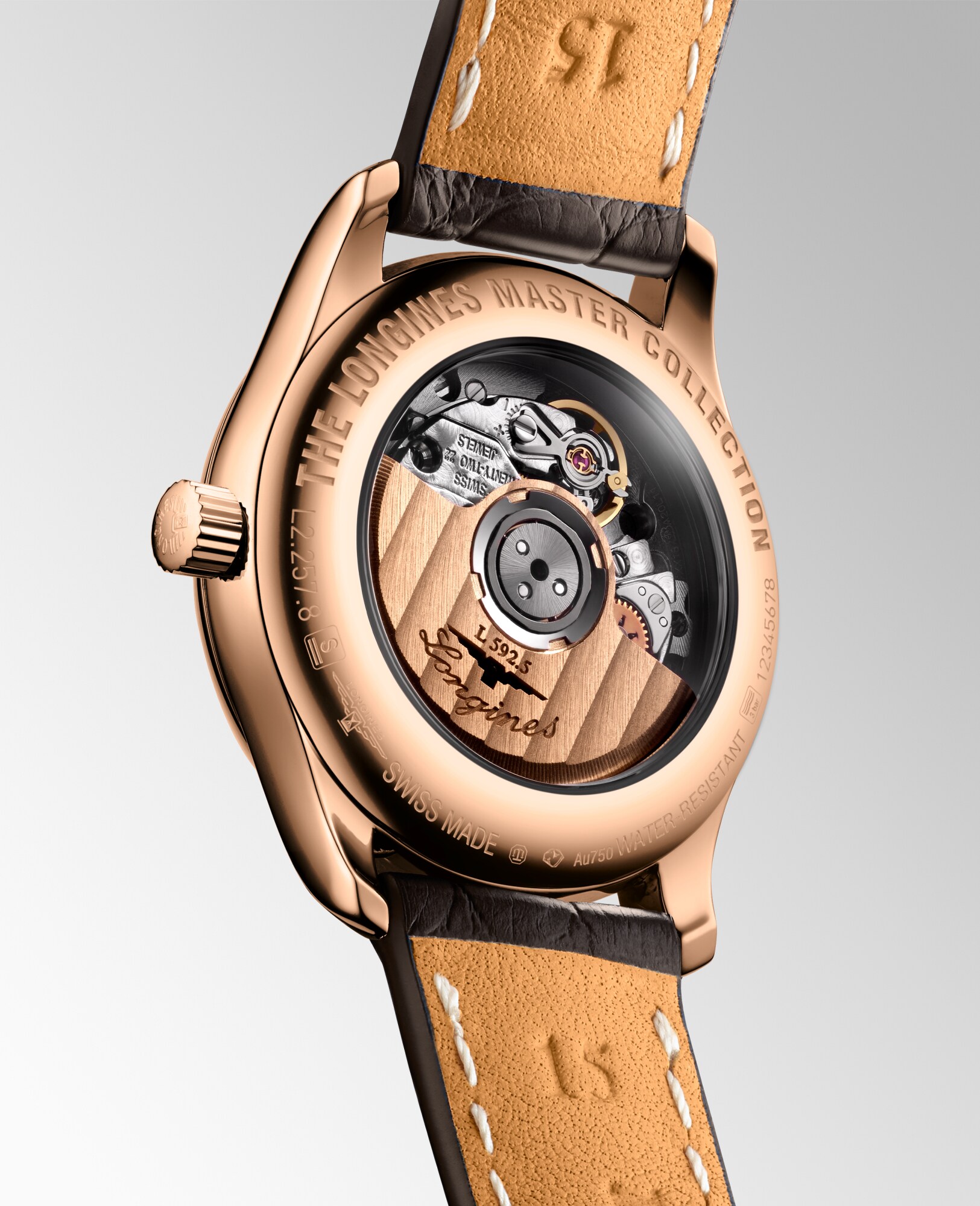 M*a様 LONGINES 腕時計 LONGINES MASTER COLLECTION Automatic, Rose Gold 18 Carats, Silver