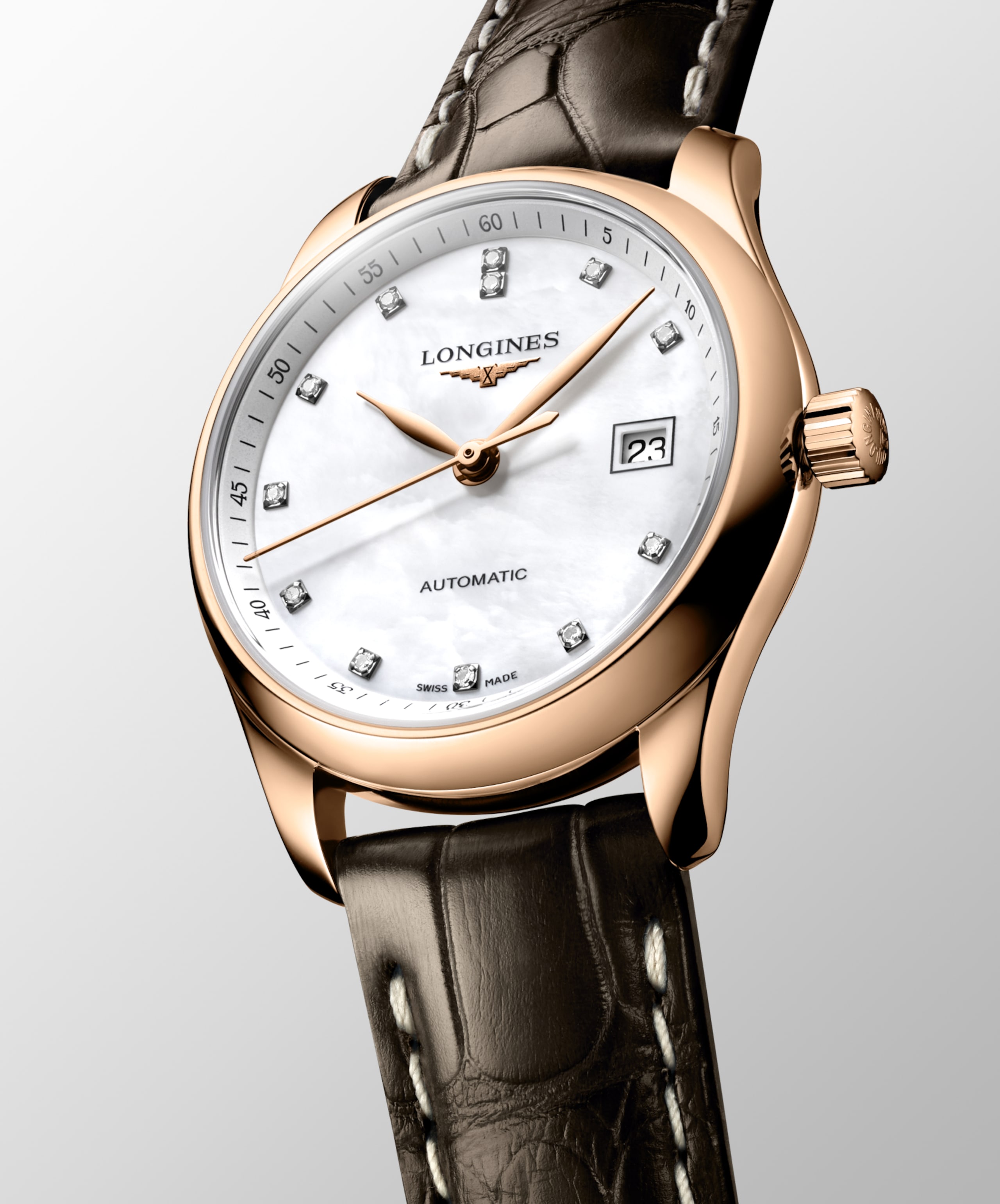 Longines MASTER COLLECTION automático oro rosa de 18 quilates Watch - L2.257.8.87.3