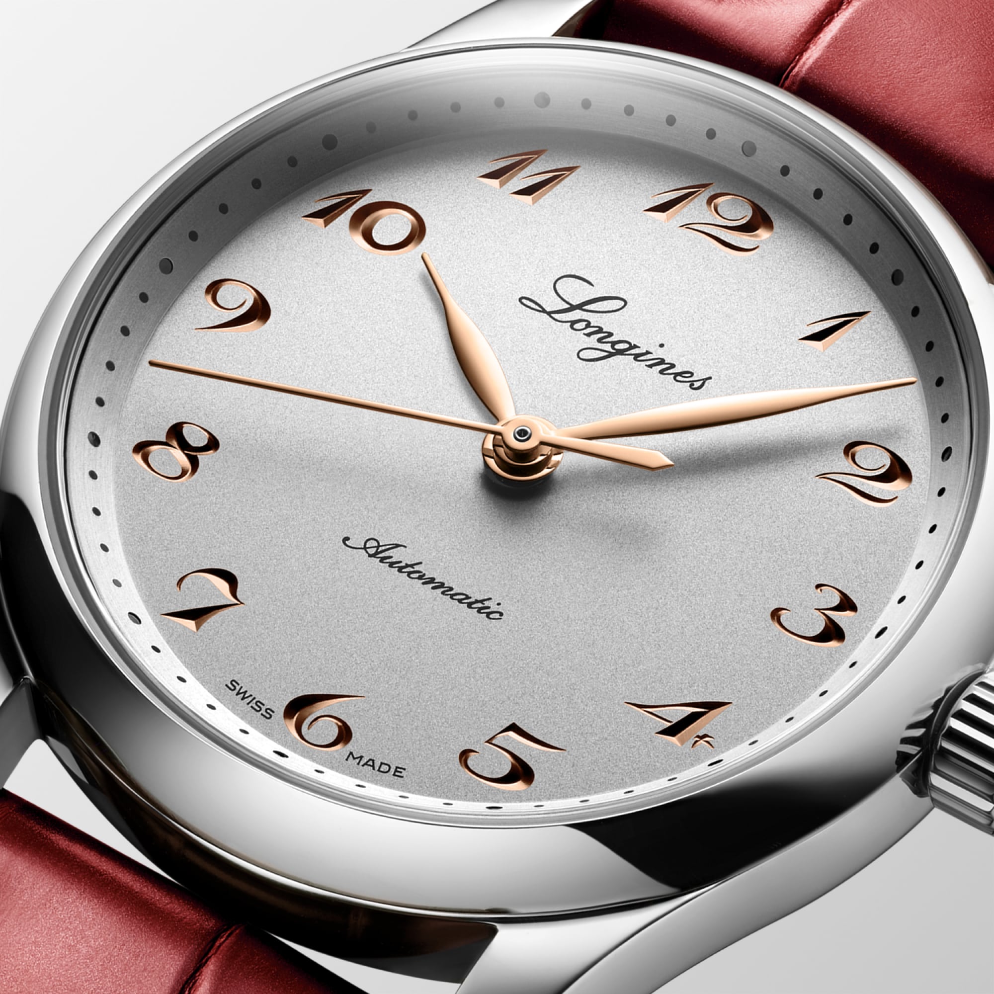 LONGINES MASTER COLLECTION Automatic, Stainless Steel, Opaline