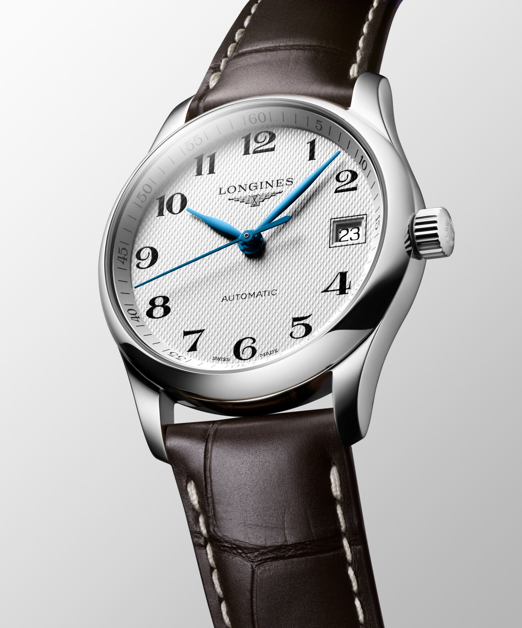 Longines Master Collection Automatic watch 34mm, Silver