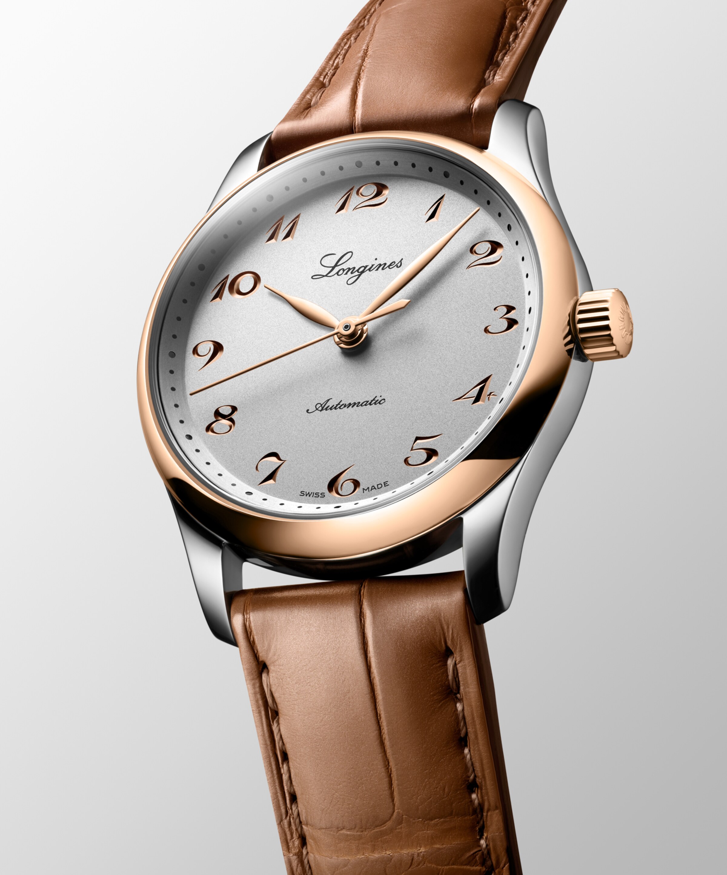 Longines MASTER COLLECTION Automatic Stainless steel and 18 karat pink gold cap 200 Watch - L2.357.5.70.2