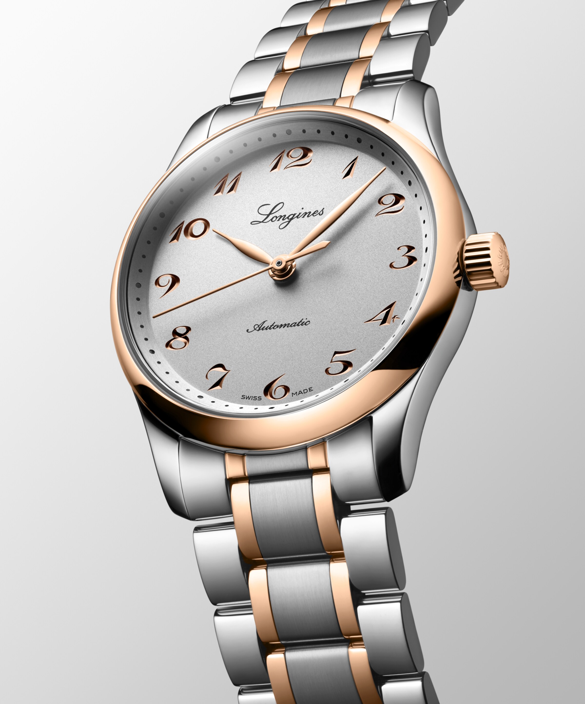 Longines MASTER COLLECTION Automatic Stainless steel and 18 karat pink gold cap 200 Watch - L2.357.5.70.7