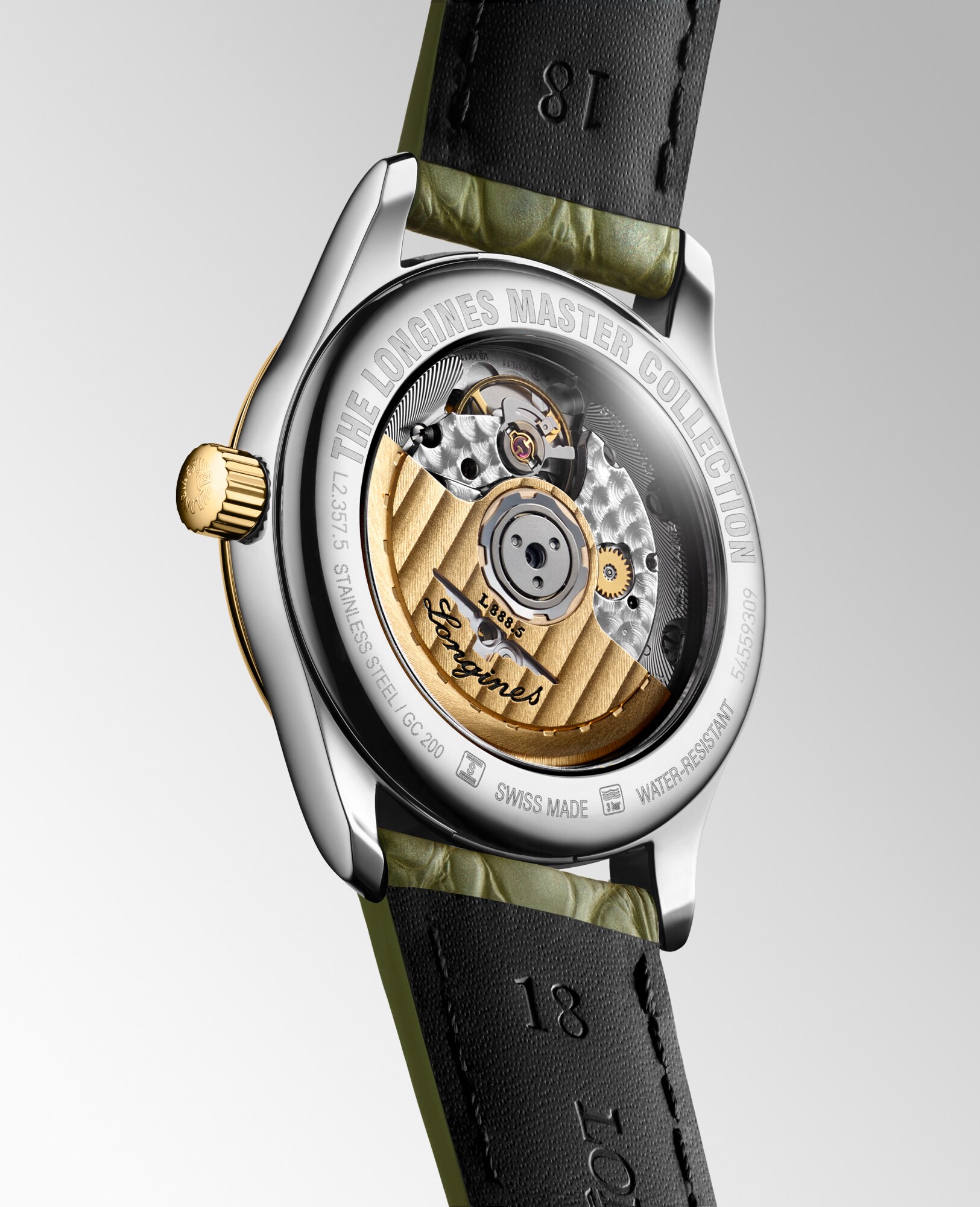 ロンジン マスターコレクション 自動巻、ステンレススチール&18k