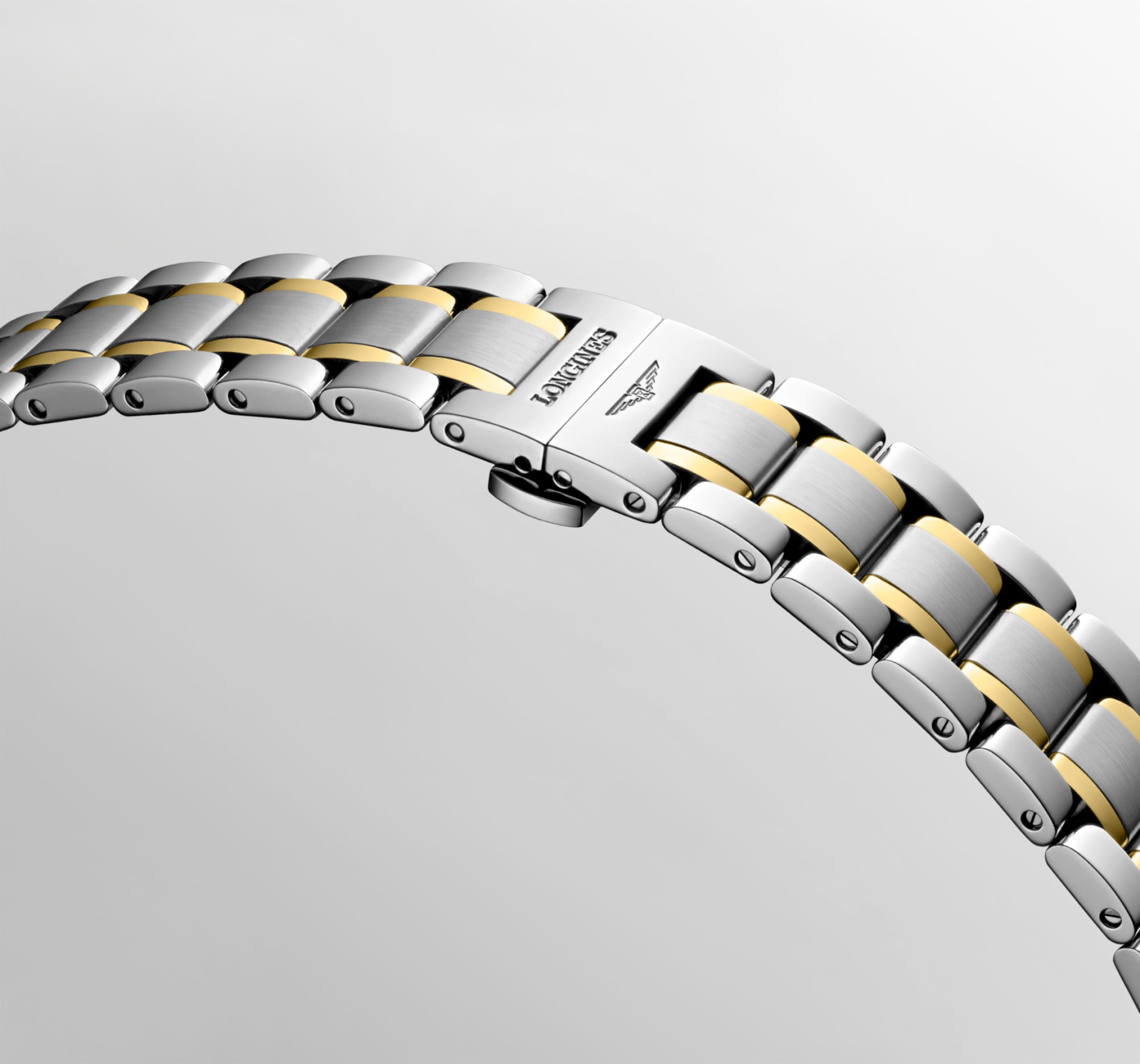 Longines MASTER COLLECTION automatic stainless steel and 18 karat yellow gold cap 200 Watch - L2.357.5.87.7