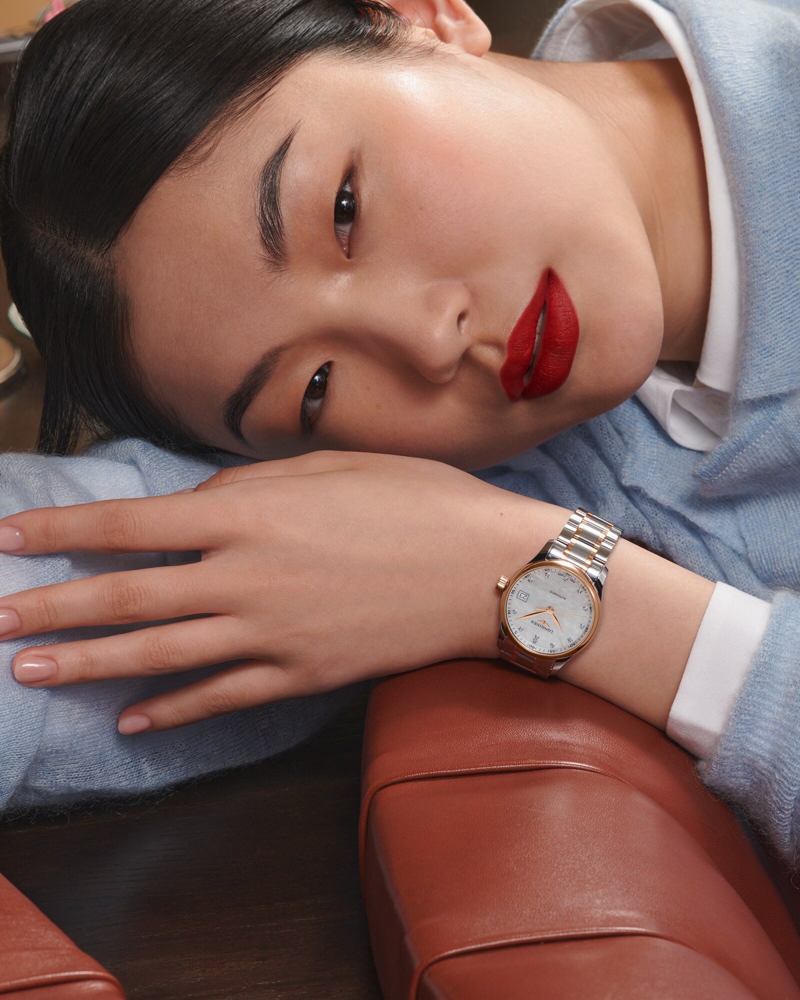 Longines Master Collection Automatic watch 34mm, White Longines Master Collection Automatic watch 34mm, White