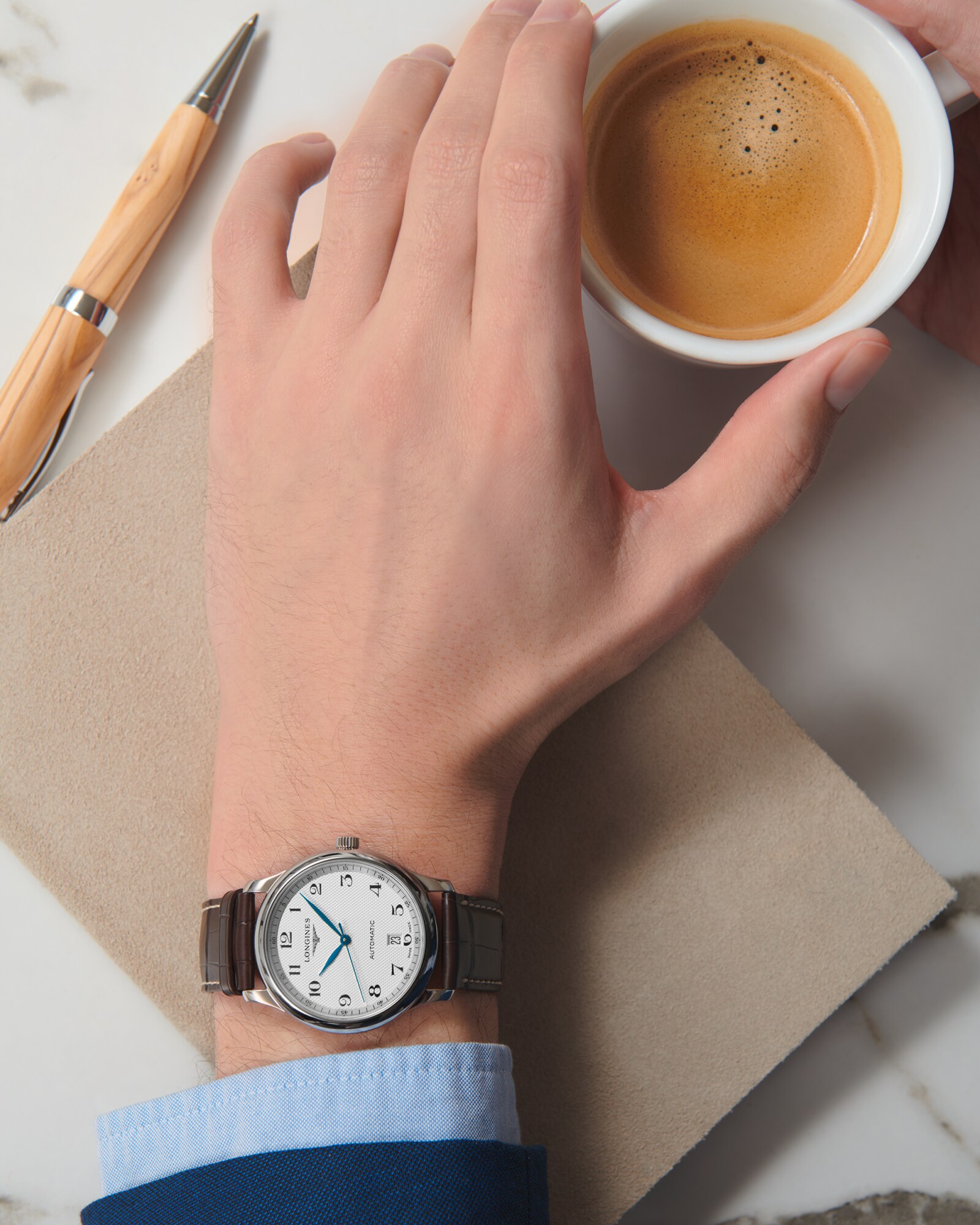 『◆RC-884◆』LONGINES(ロンジン)☆8353☆メッシュブレス☆ ロンジン マスターコレクション 自動巻、ステンレススティール