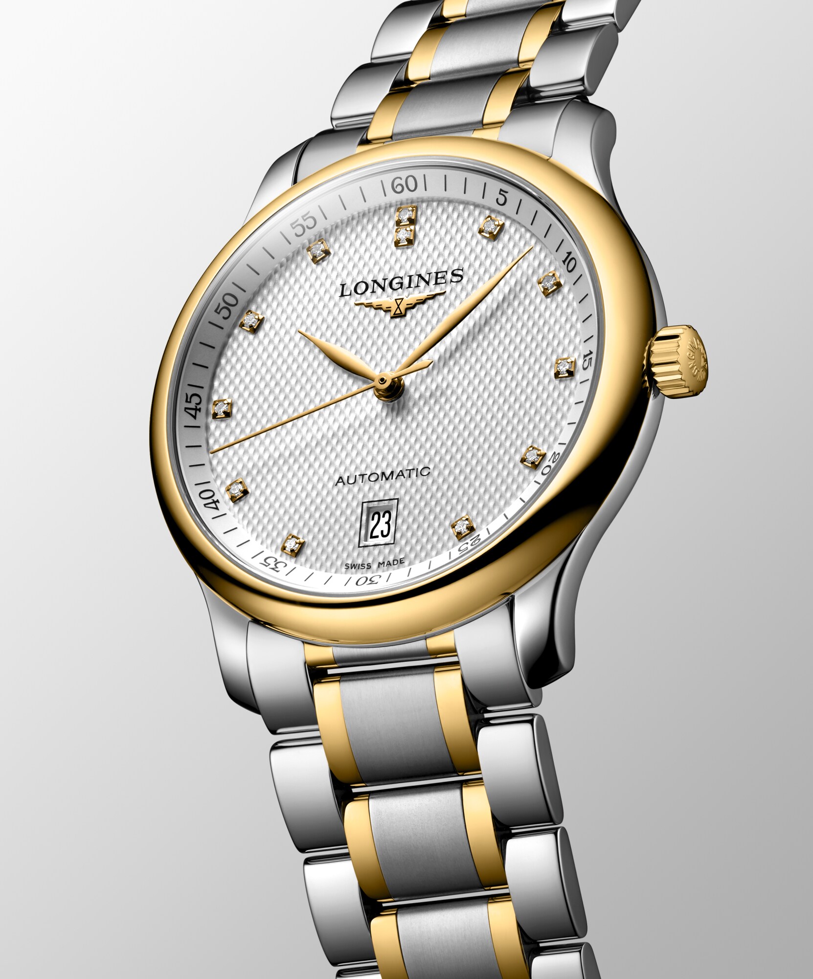 LONGINES クロノグラフ 時計 シルバー/ゴールド ロンジン クラシック マスター コレクション｜時計・腕時計の