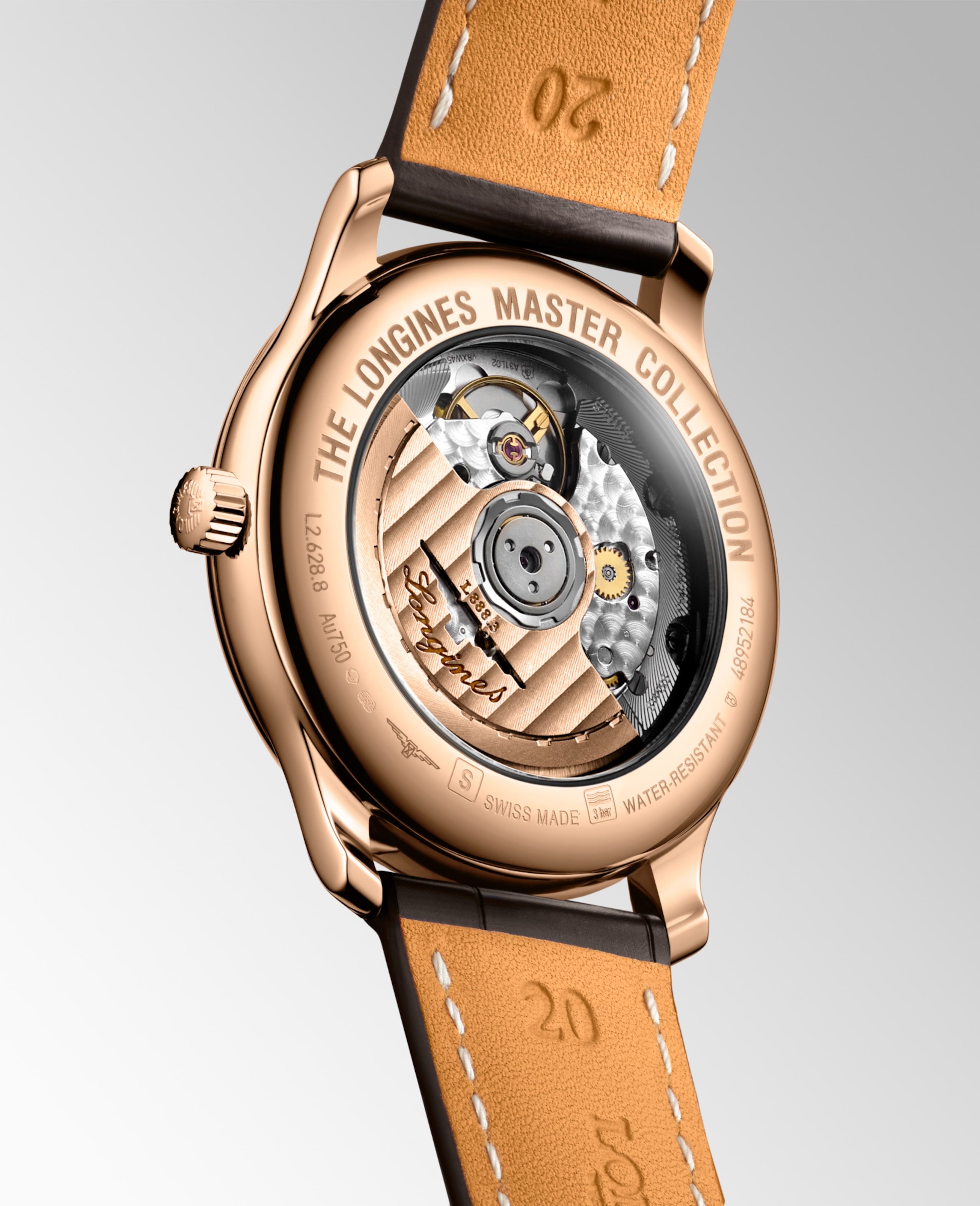 Longines 浪琴名匠系列 自動上鏈機械機芯 18k玫瑰金 Watch - L2.628.8.77.3