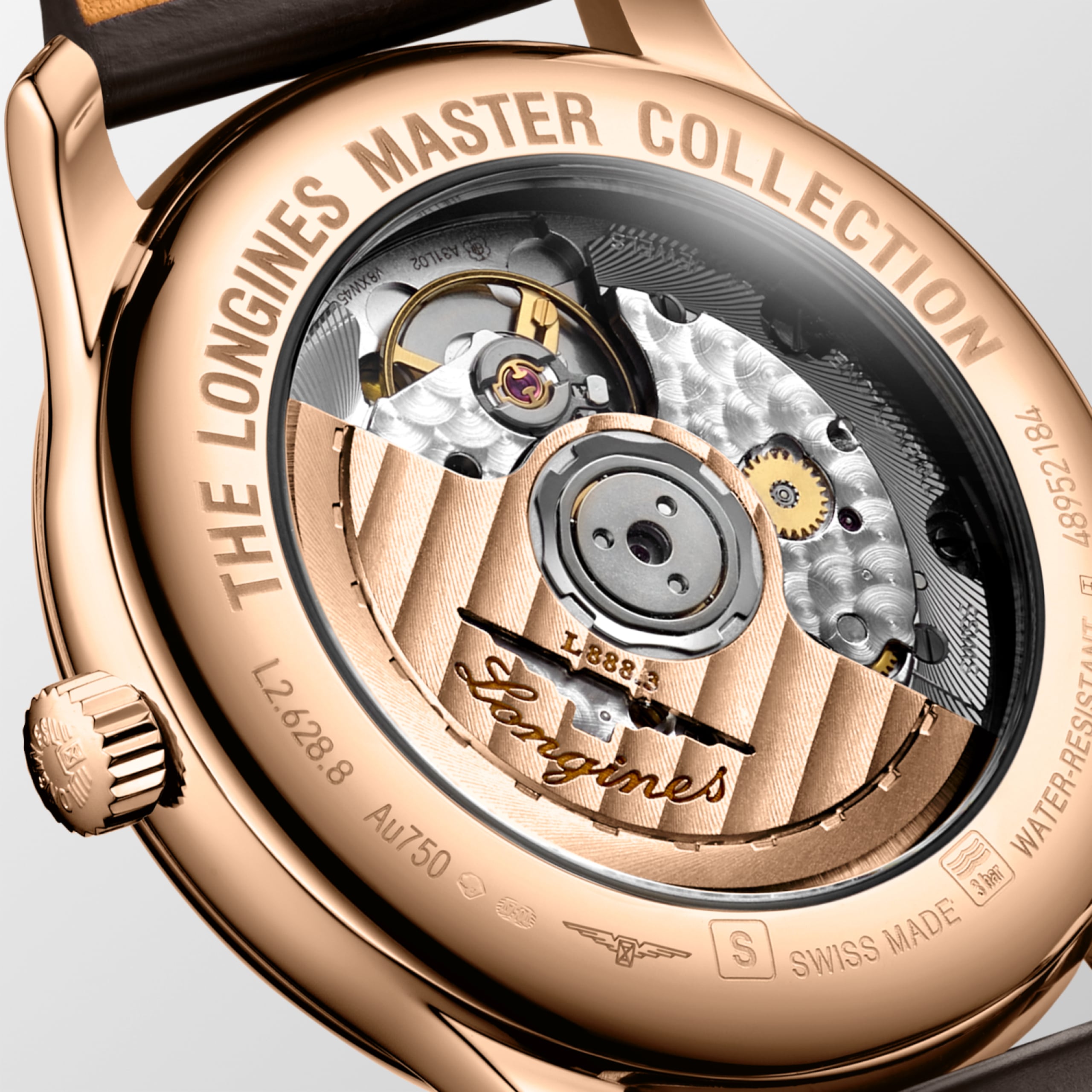 Longines MASTER COLLECTION automatyczny 18-karatowe różowe złoto Watch - L2.628.8.78.3