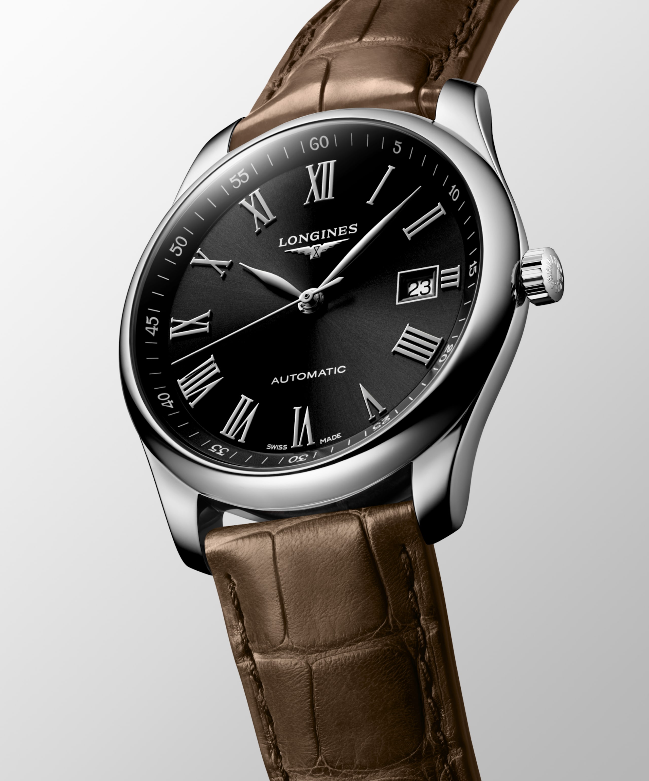 Longines MASTER COLLECTION 오토매틱 스테인리스 스틸 Watch - L2.793.4.59.2