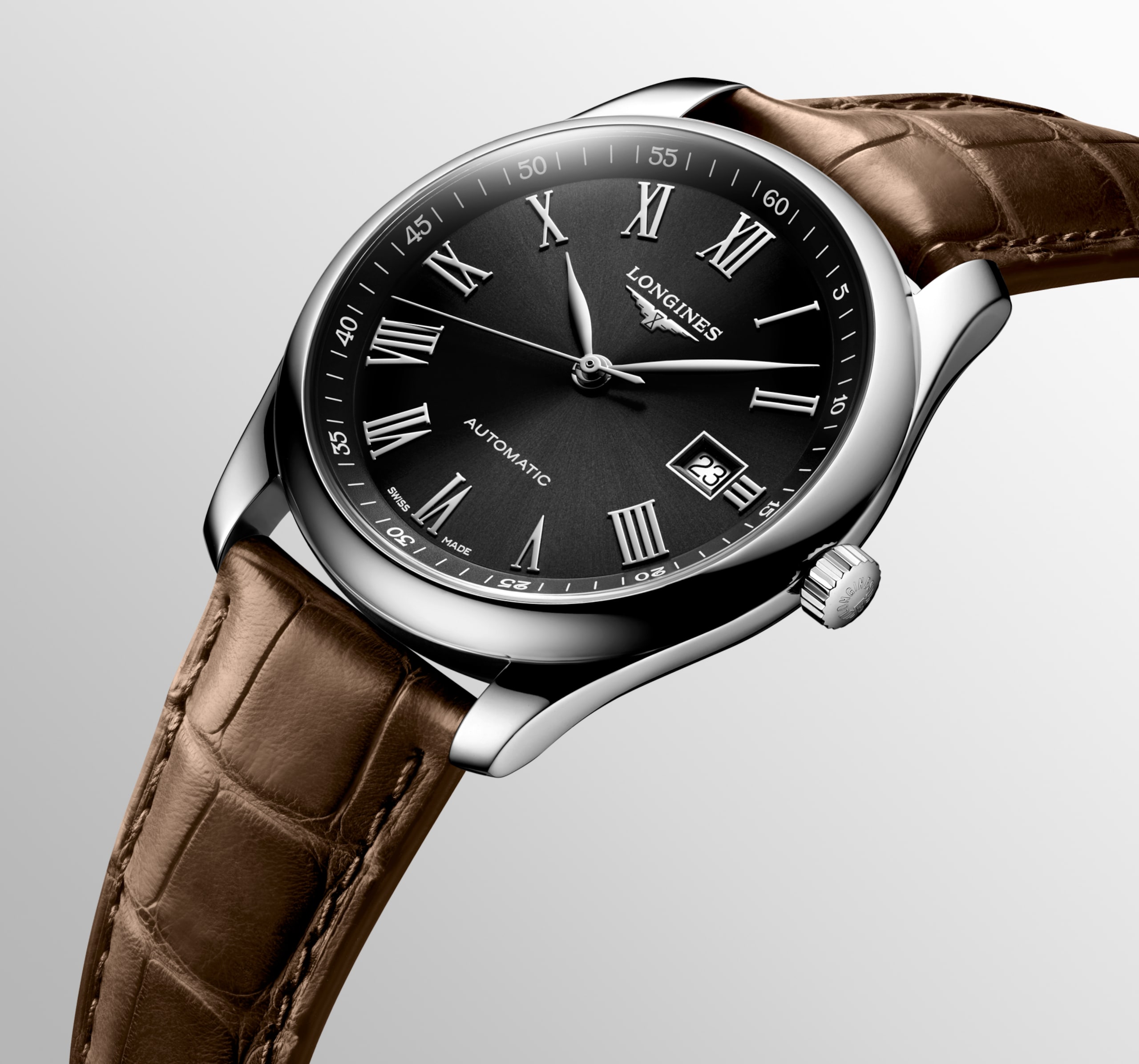 Longines MASTER COLLECTION 오토매틱 스테인리스 스틸 Watch - L2.793.4.59.2