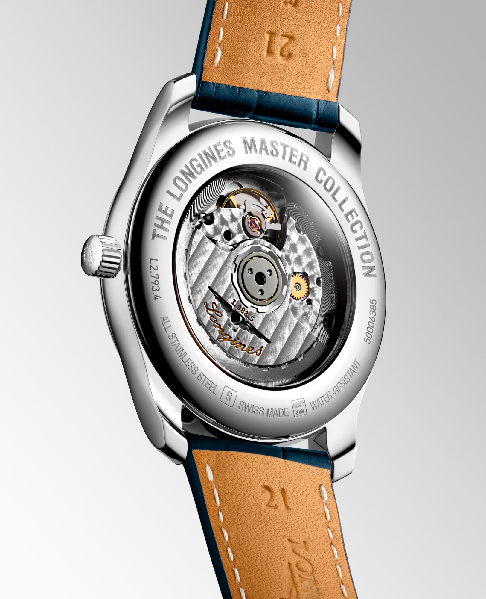 LONGINES MASTER COLLECTION Automatic, Stainless Steel, Sunray Blue