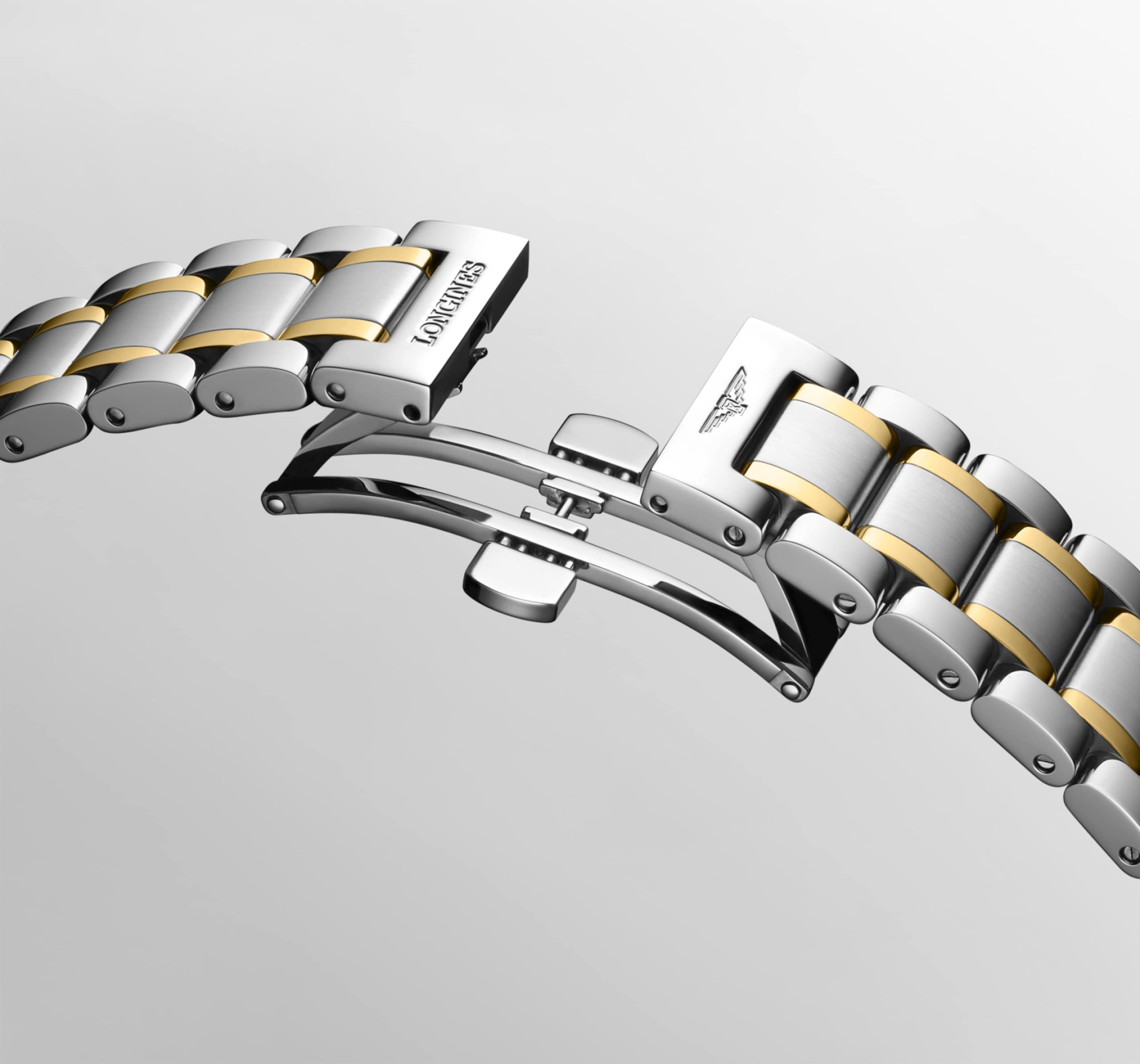 Longines MASTER COLLECTION automatico acciaio inossidabile, lunetta e corona in oro giallo 18 carati Watch - L2.793.5.97.7