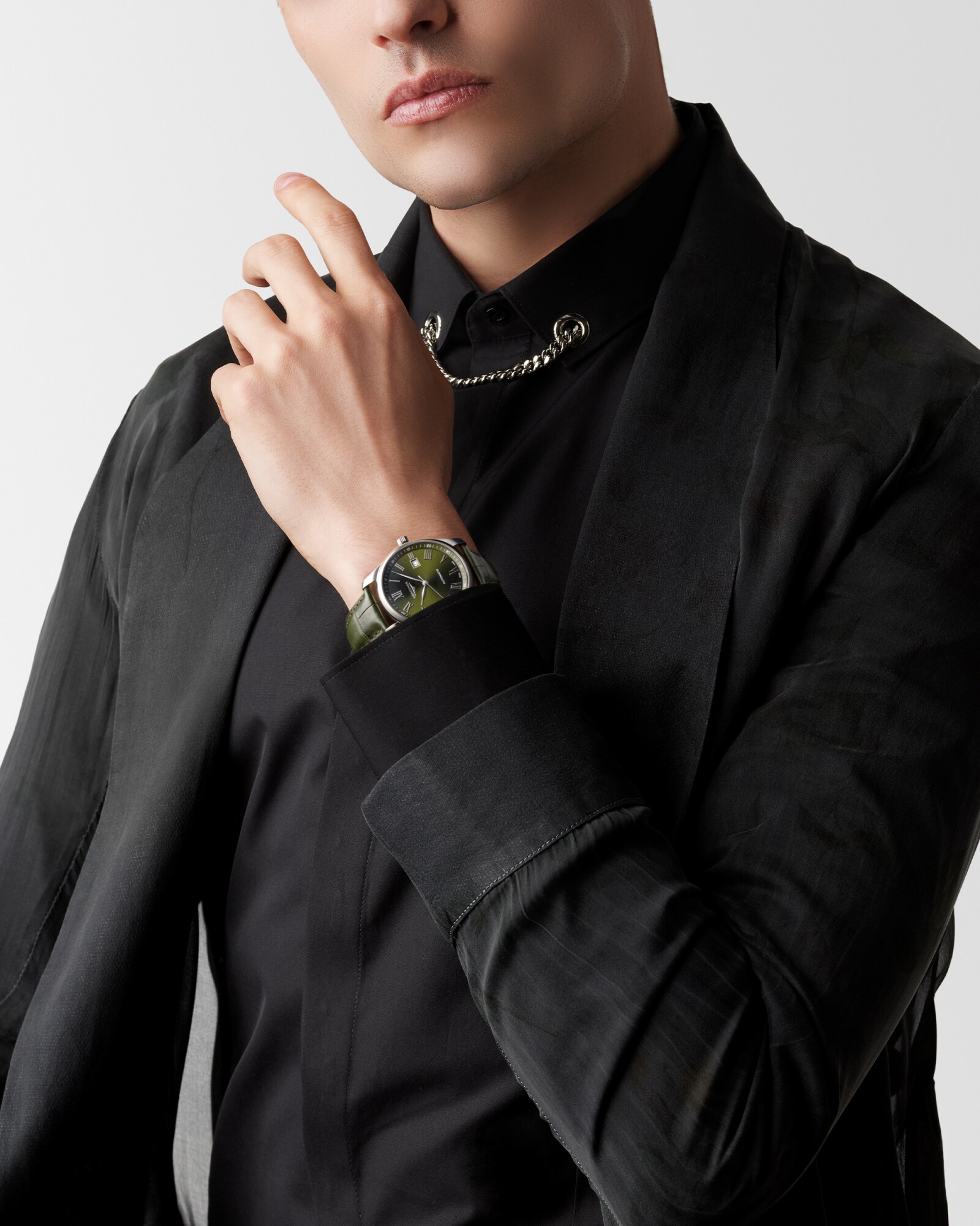 Jaeger-LeCoultre Reverso Memory Steel / Silvered/Black