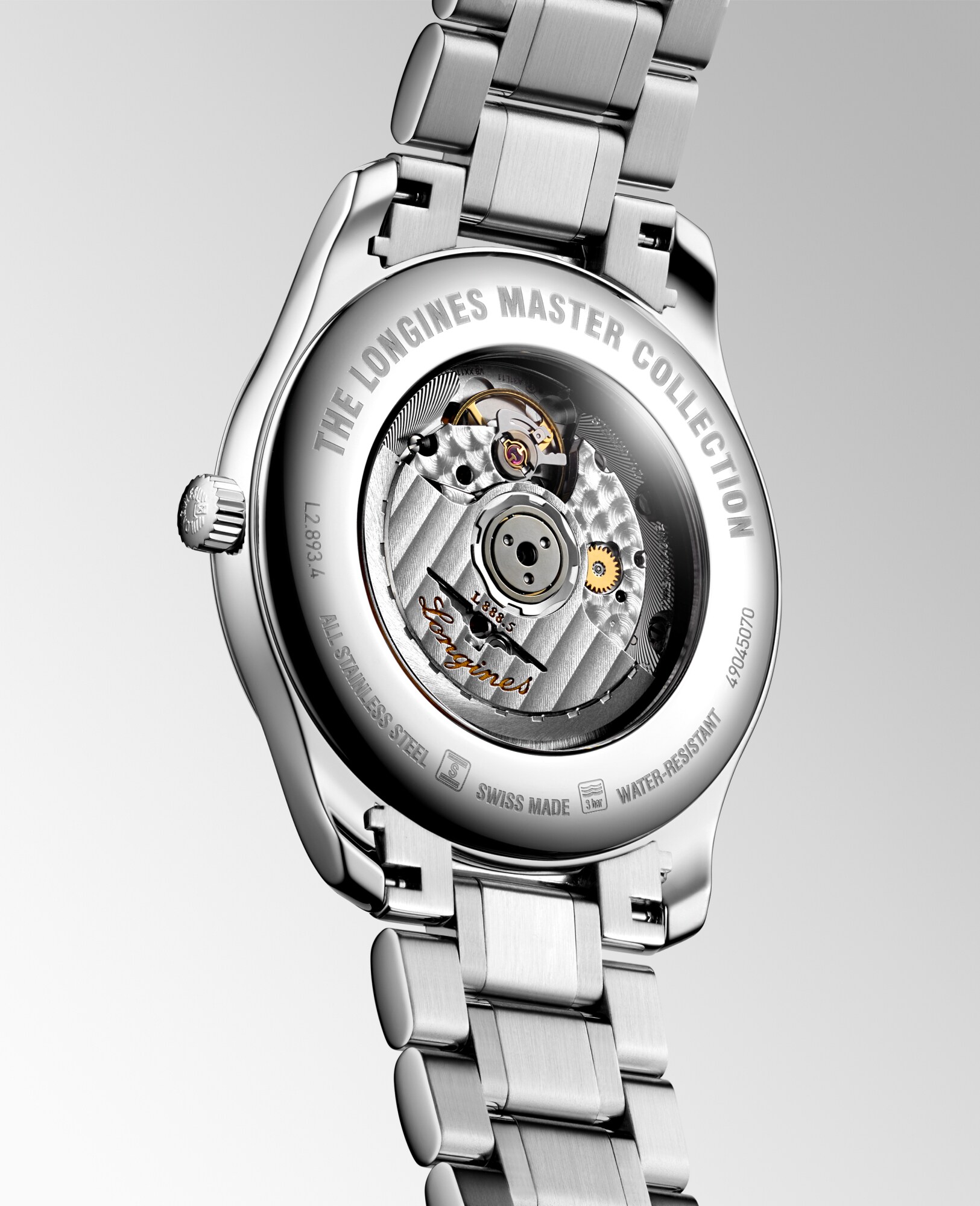 【特価】 LONGINES MASTER Green Steel, Stainless Automatic, COLLECTION 人形