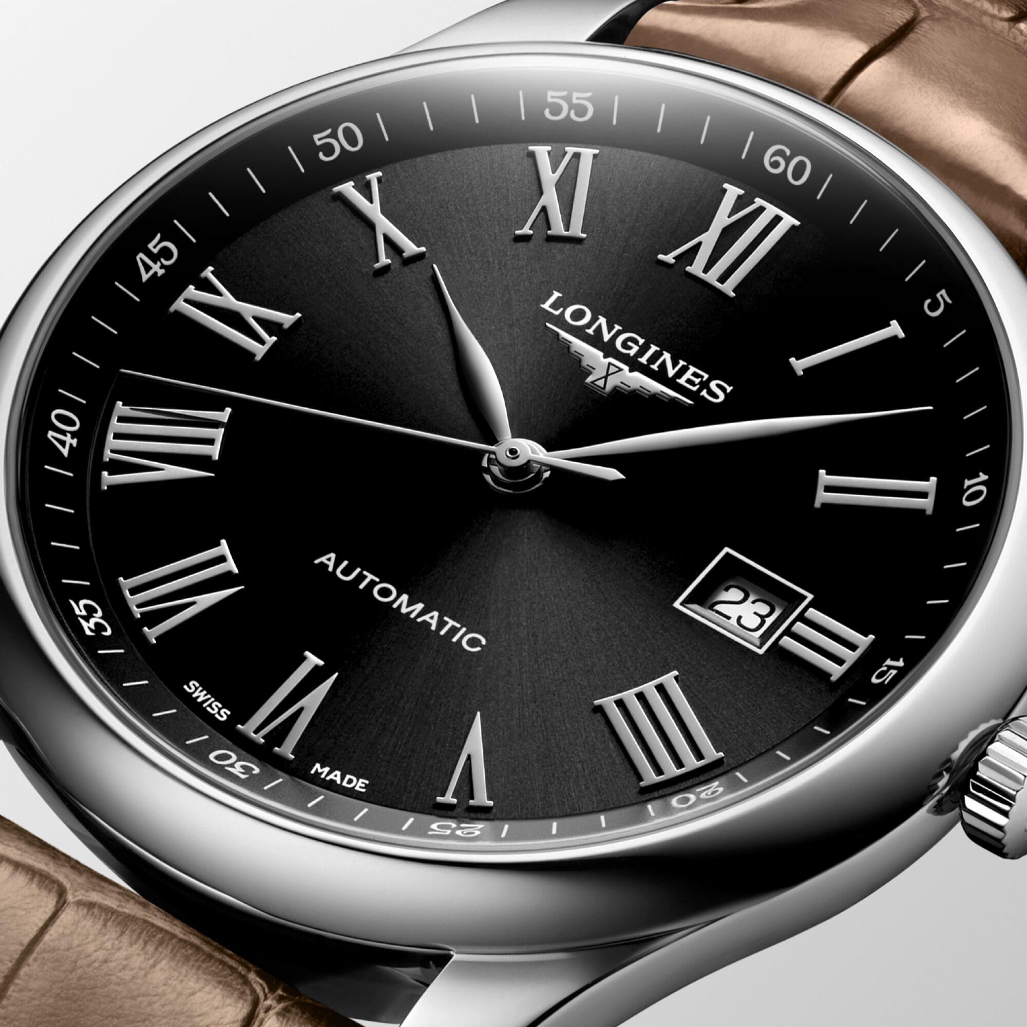 Longines Master Collection Automatic watch 42mm, Black