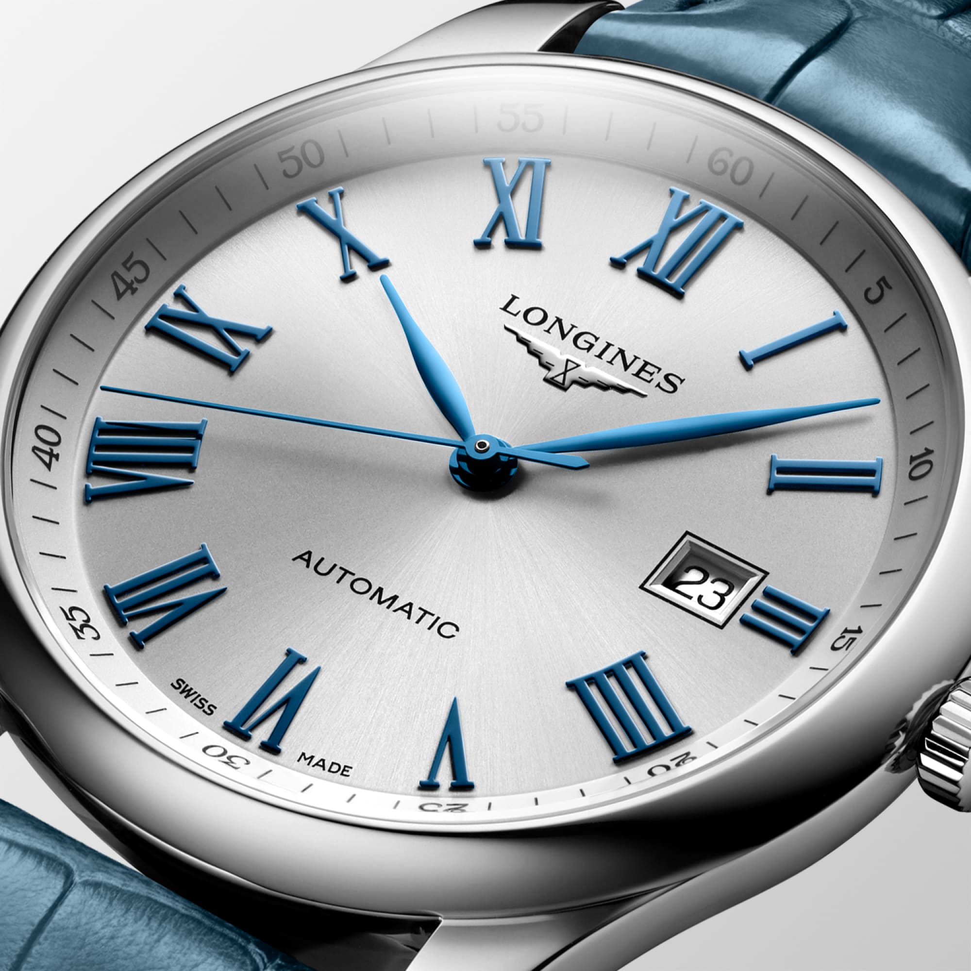 LONGINES MASTER COLLECTION Automatic, Stainless Steel, Opaline