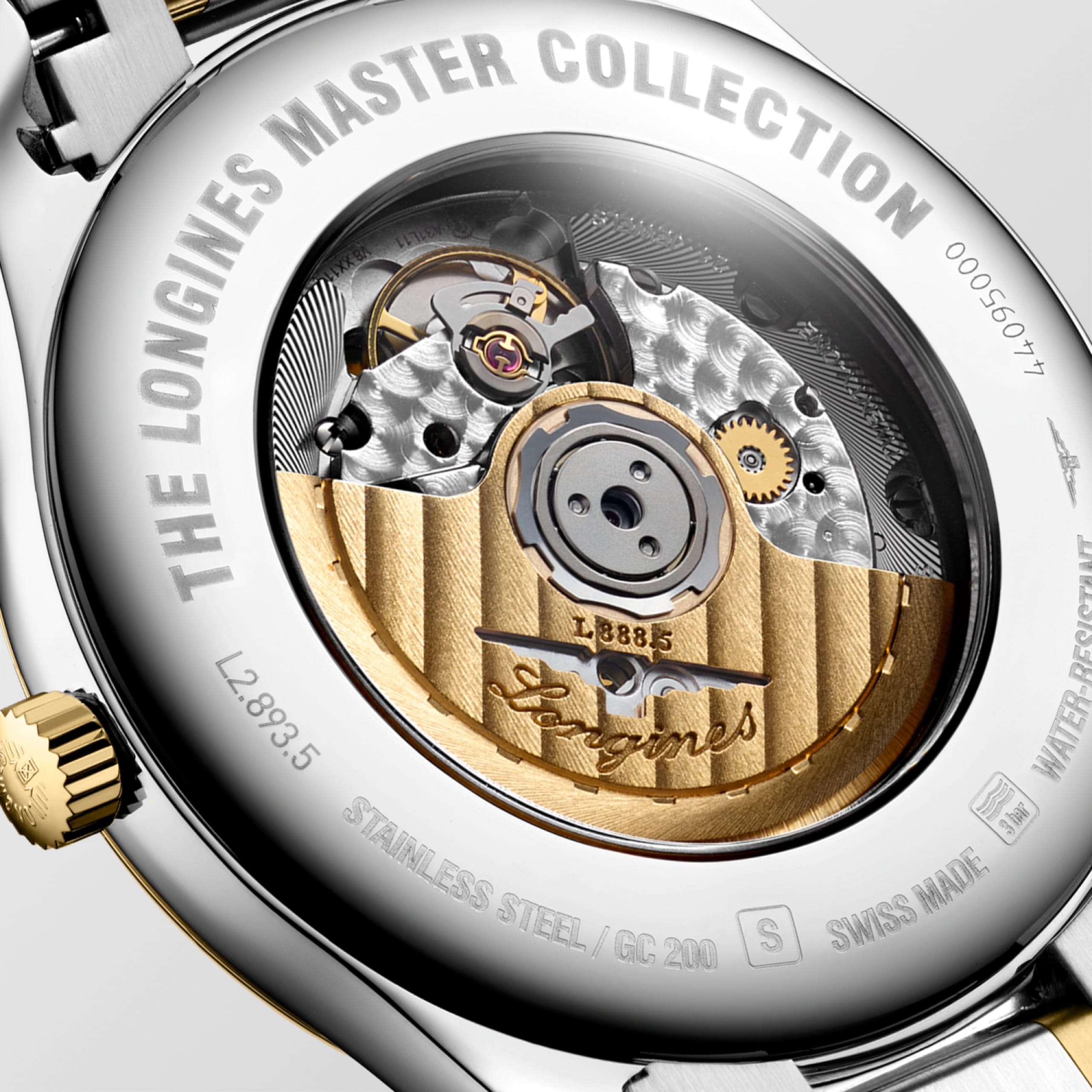 Longines MASTER COLLECTION automatique acier et coiffe en or jaune 18 carats Watch - L2.893.5.37.7