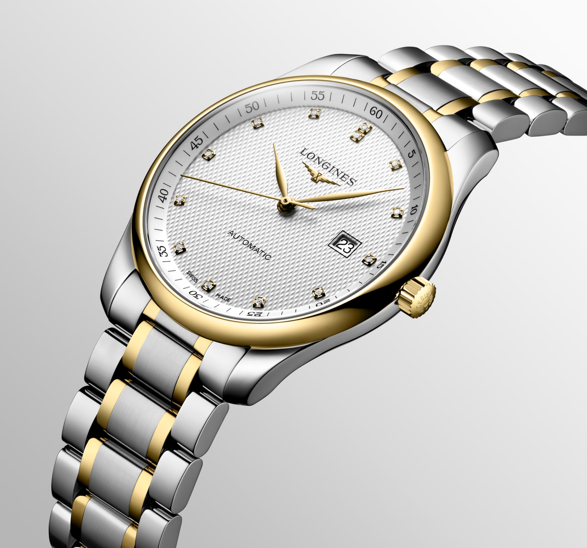 Longines MASTER COLLECTION Automatic Stainless steel and 18 karat yellow gold cap 200 Watch - L2.893.5.97.7