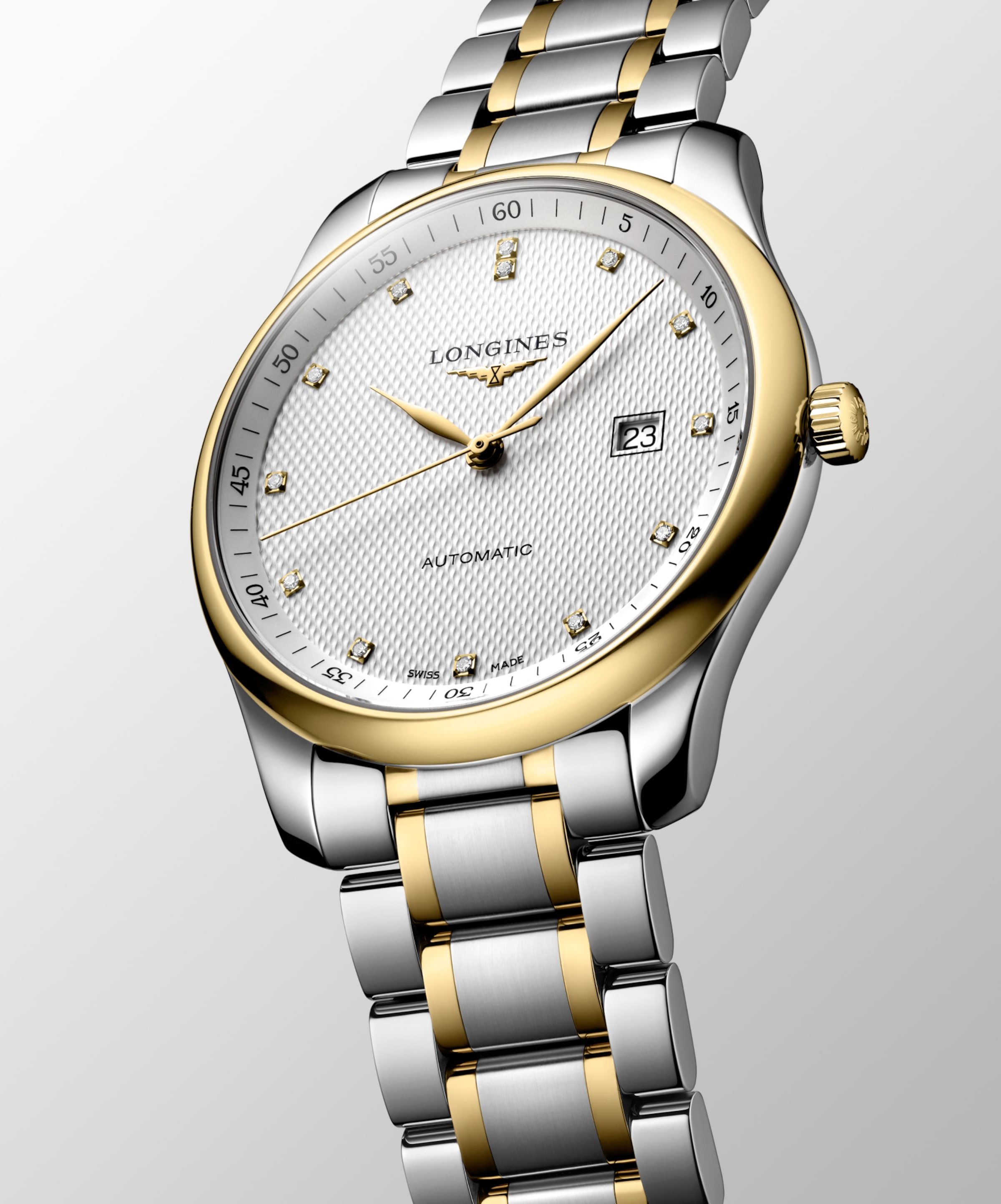 Longines MASTER COLLECTION Automatic Stainless steel and 18 karat yellow gold cap 200 Watch - L2.893.5.97.7