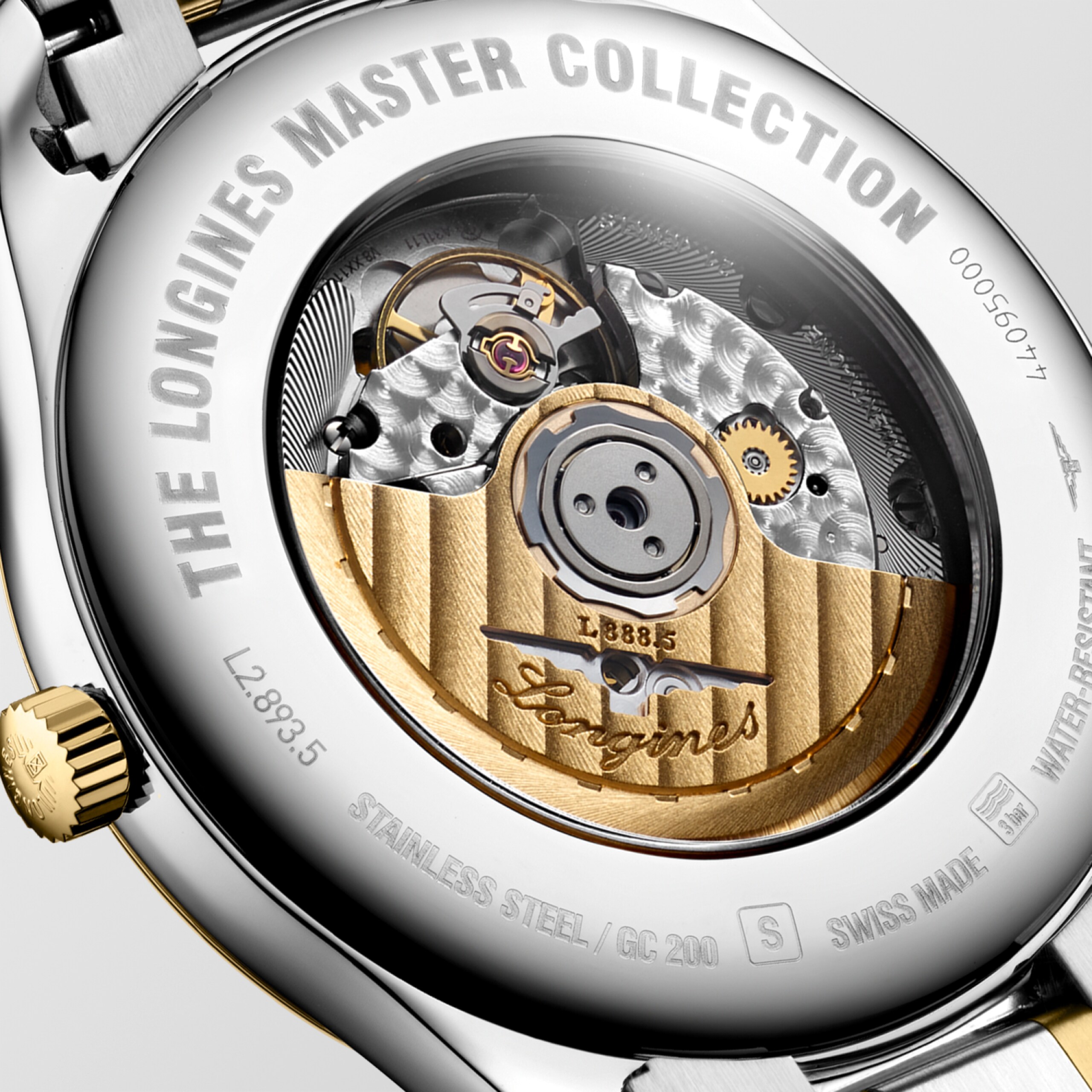 Longines ロンジン マスターコレクション 自動巻 ステンレススチール&18kイエローゴールドgc200 Watch - L2.893.5.97.7