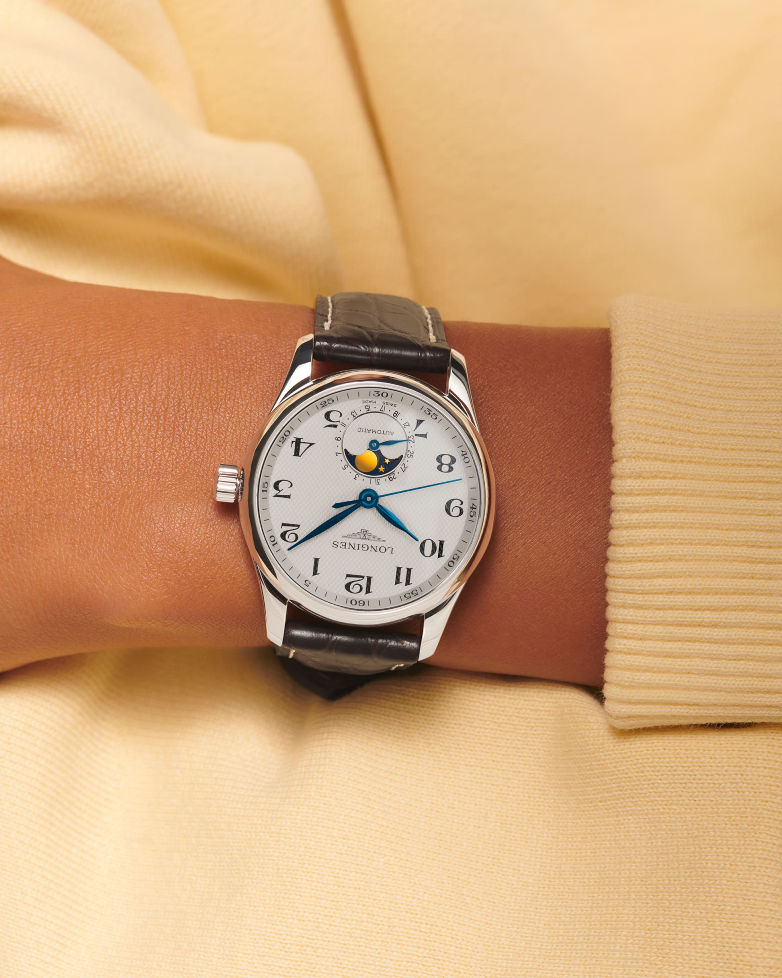 Longines MASTER COLLECTION MOONPHASE automatic stainless steel Watch - L2.409.4.78.3