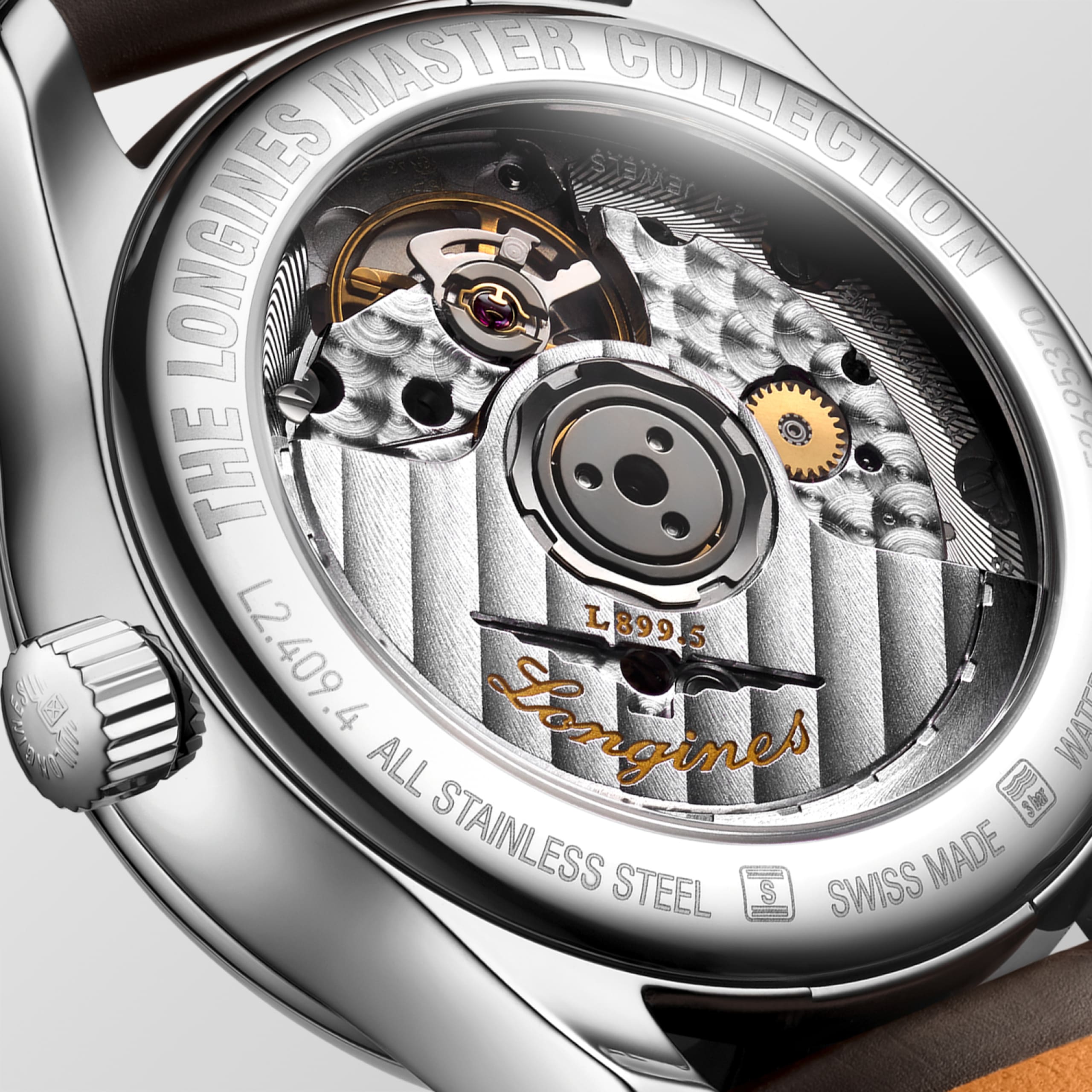 Longines MASTER COLLECTION MOONPHASE automatic stainless steel Watch - L2.409.4.78.3