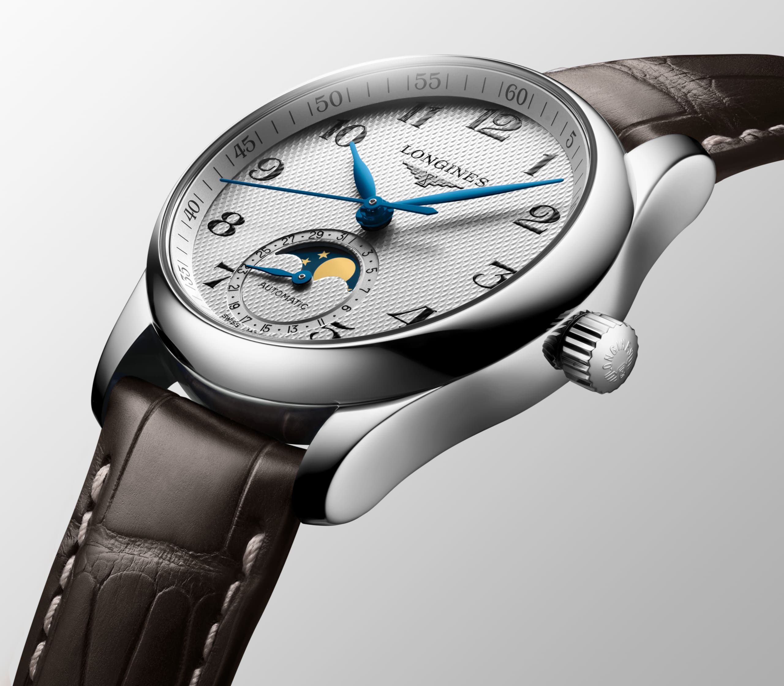 Longines MASTER COLLECTION MOONPHASE automatic stainless steel Watch - L2.409.4.78.3
