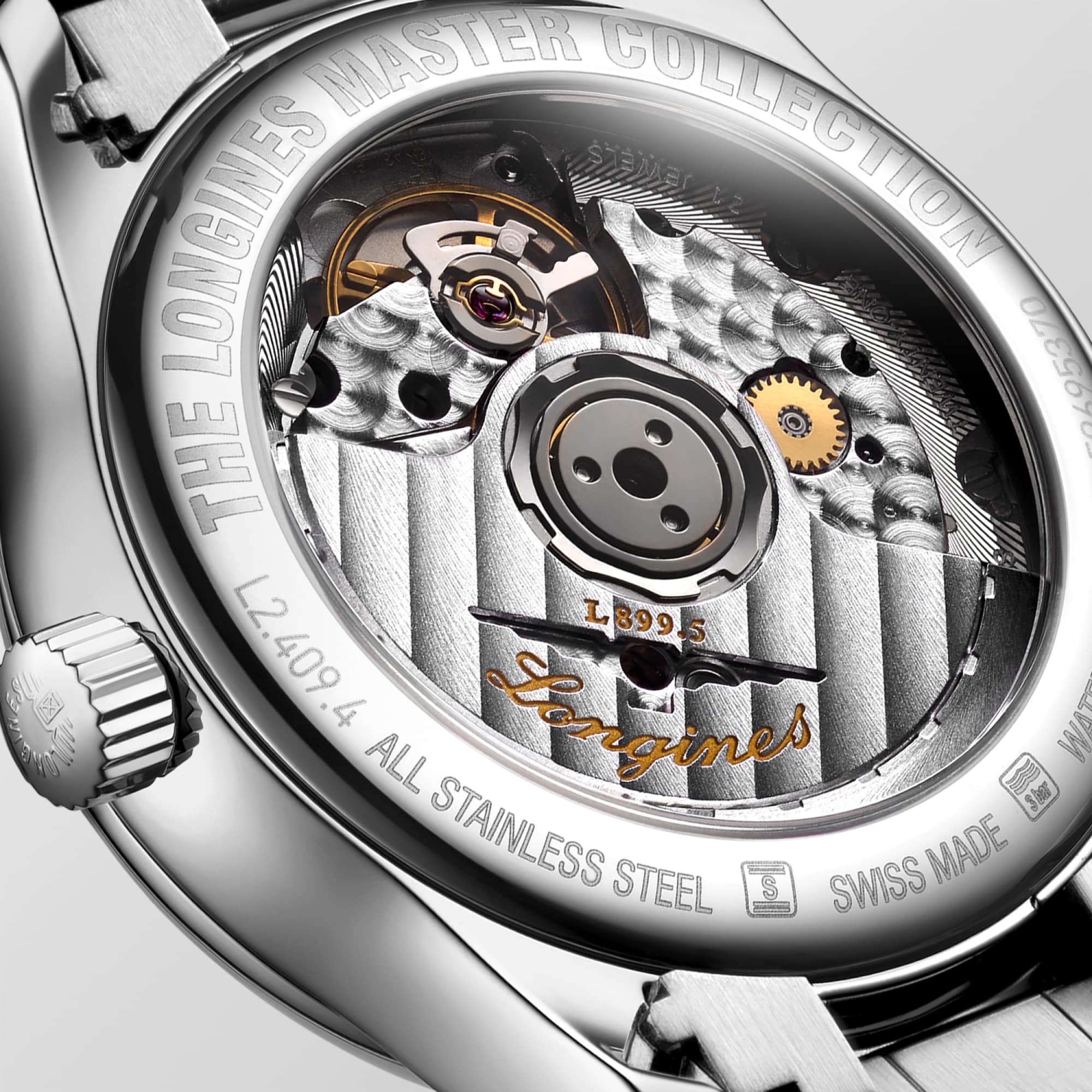 LONGINES MASTER COLLECTION MOONPHASE 自動巻、ステンレス