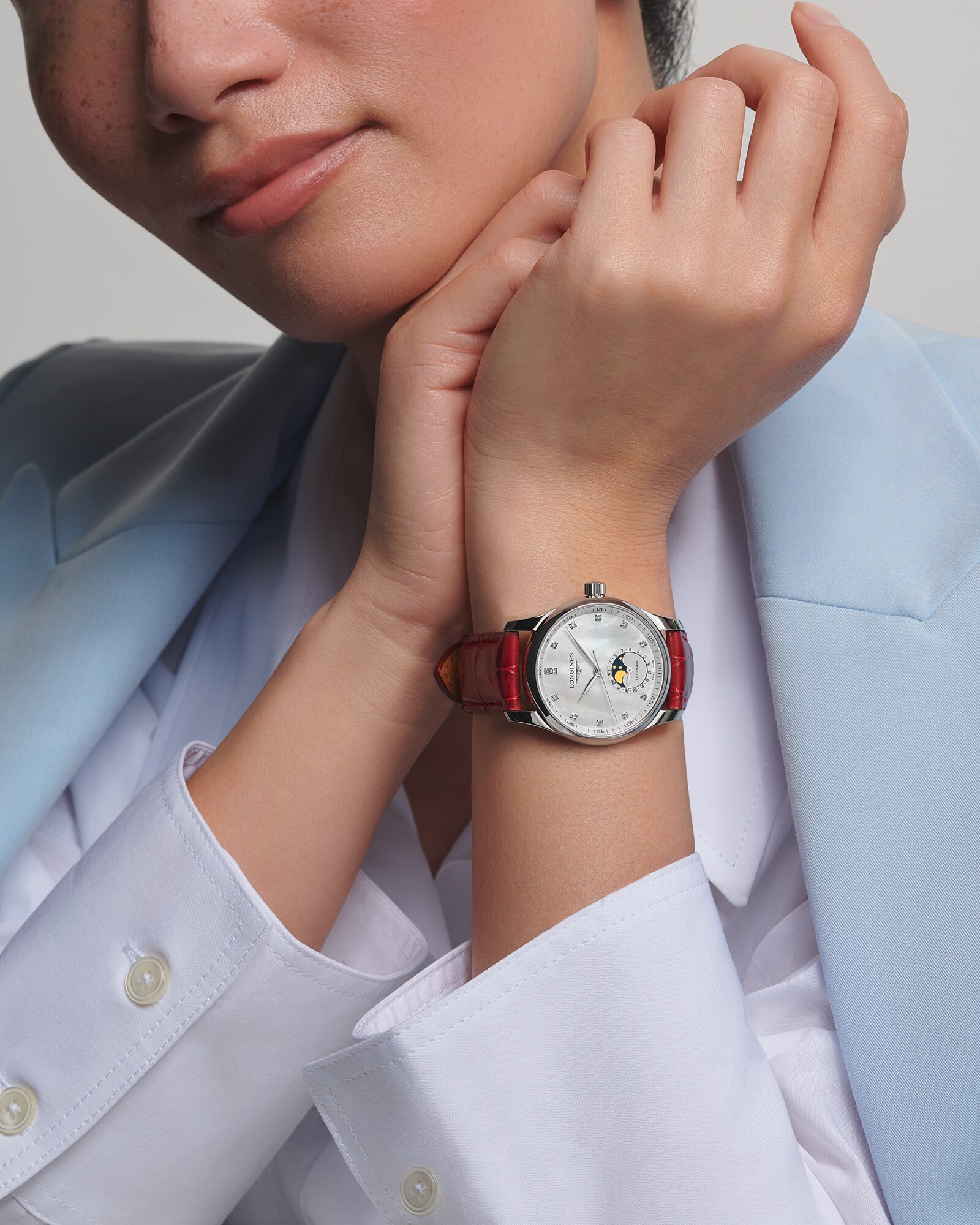 LONGINES MASTER COLLECTION MOONPHASE 自動巻、ステンレススティール LONGINES MASTER COLLECTION MOONPHASE 自動巻、ステンレススティール