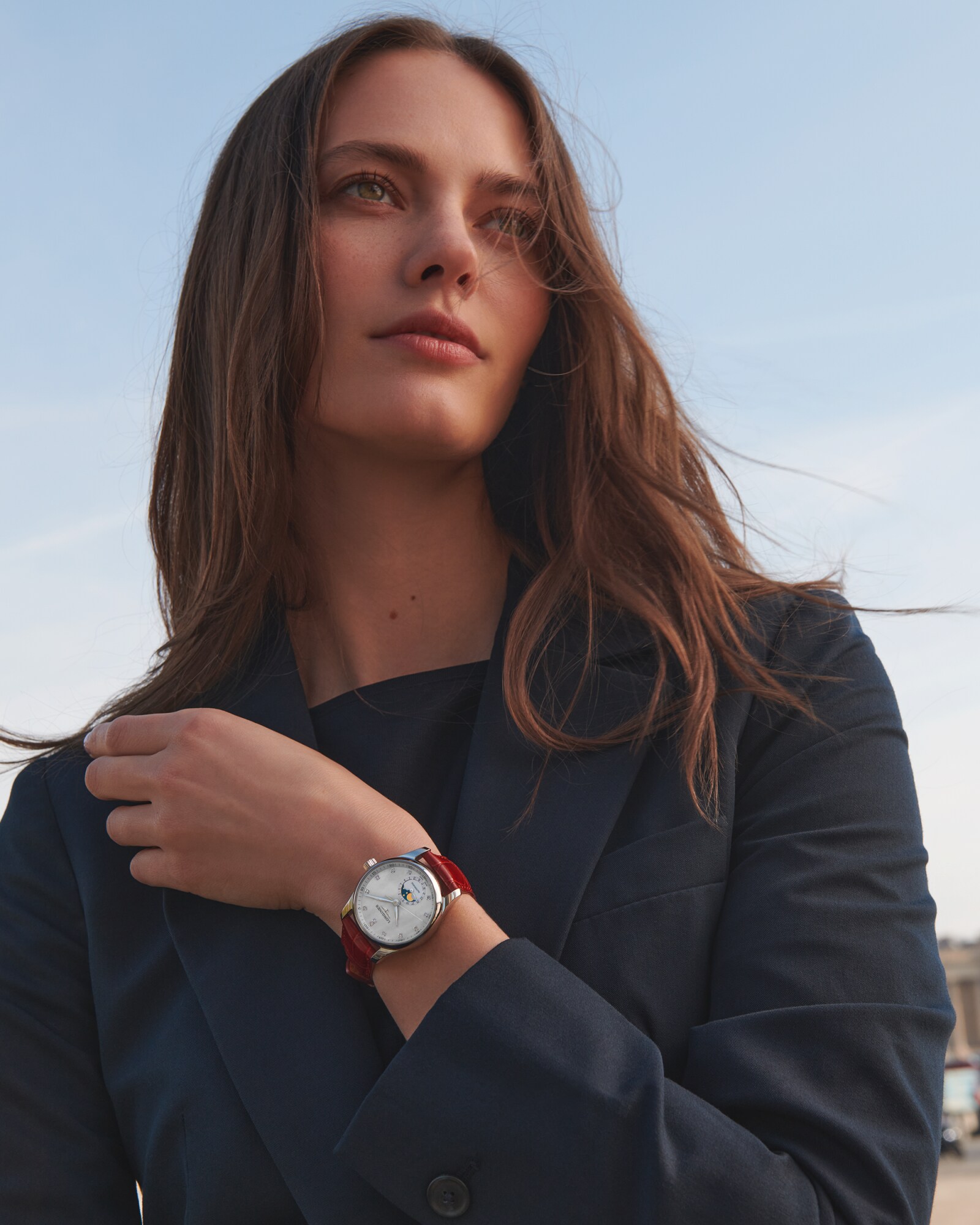 LONGINES MASTER COLLECTION MOONPHASE 自動巻、ステンレススティール