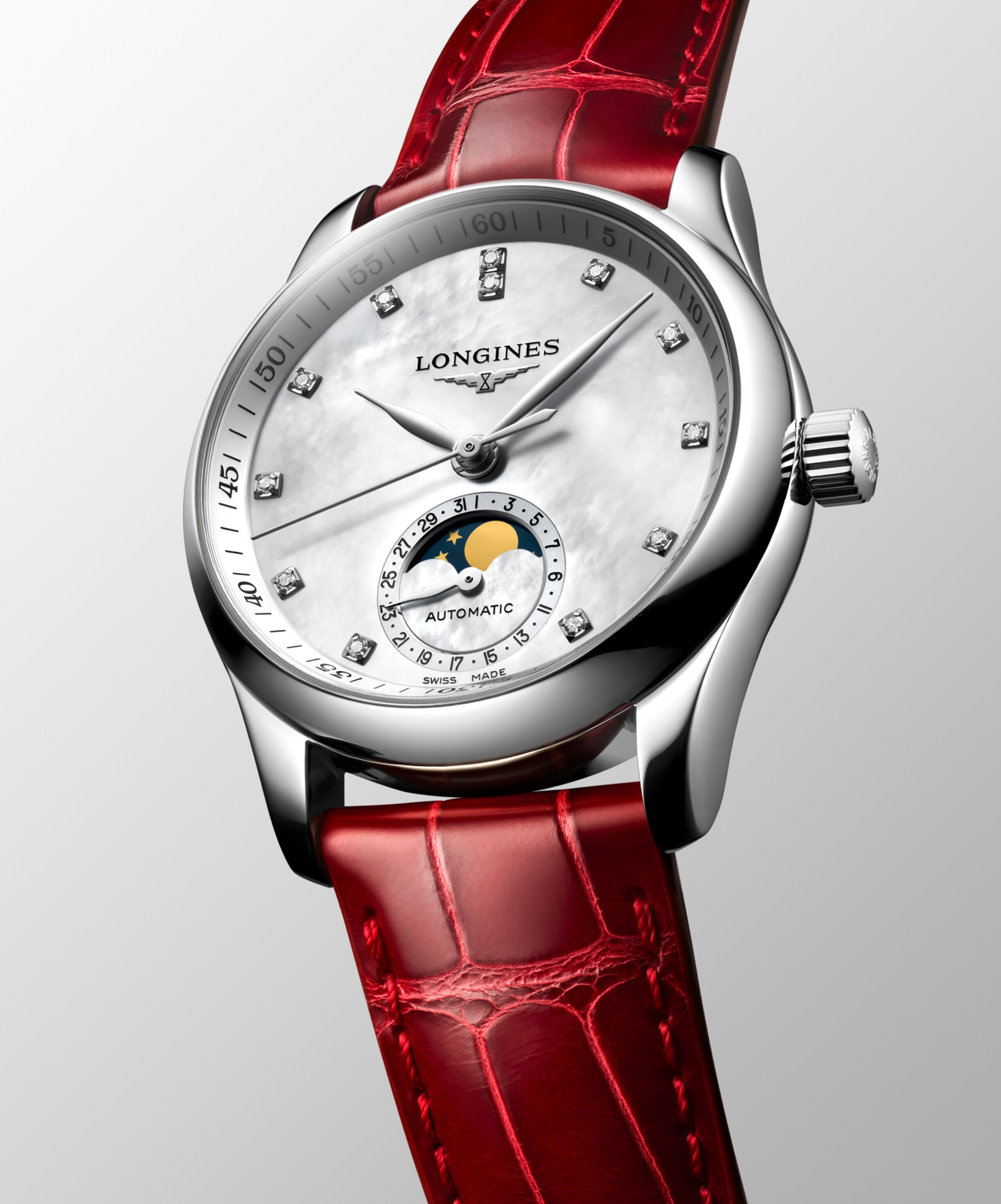 Longines MASTER COLLECTION MOONPHASE automatique acier Watch - L2.409.4.87.2