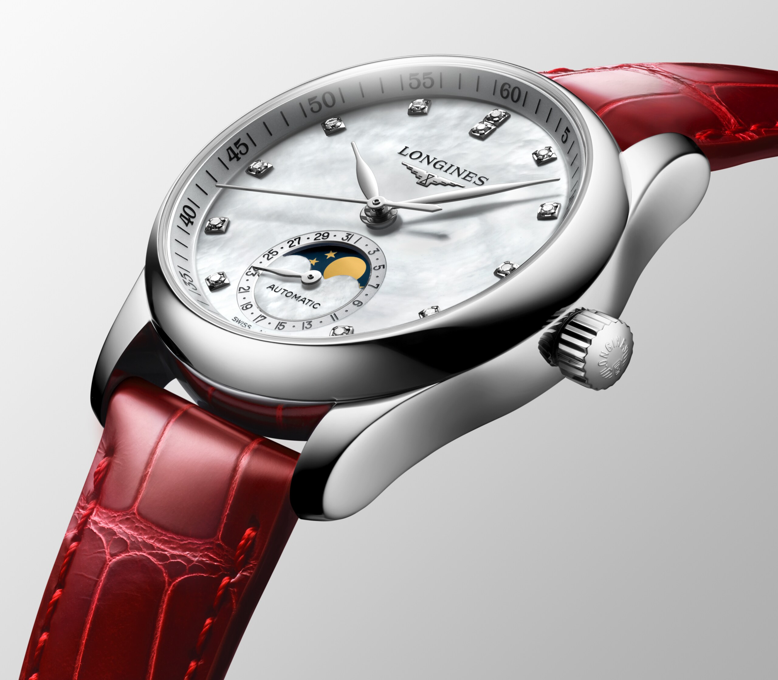 Longines MASTER COLLECTION MOONPHASE automatique acier Watch - L2.409.4.87.2